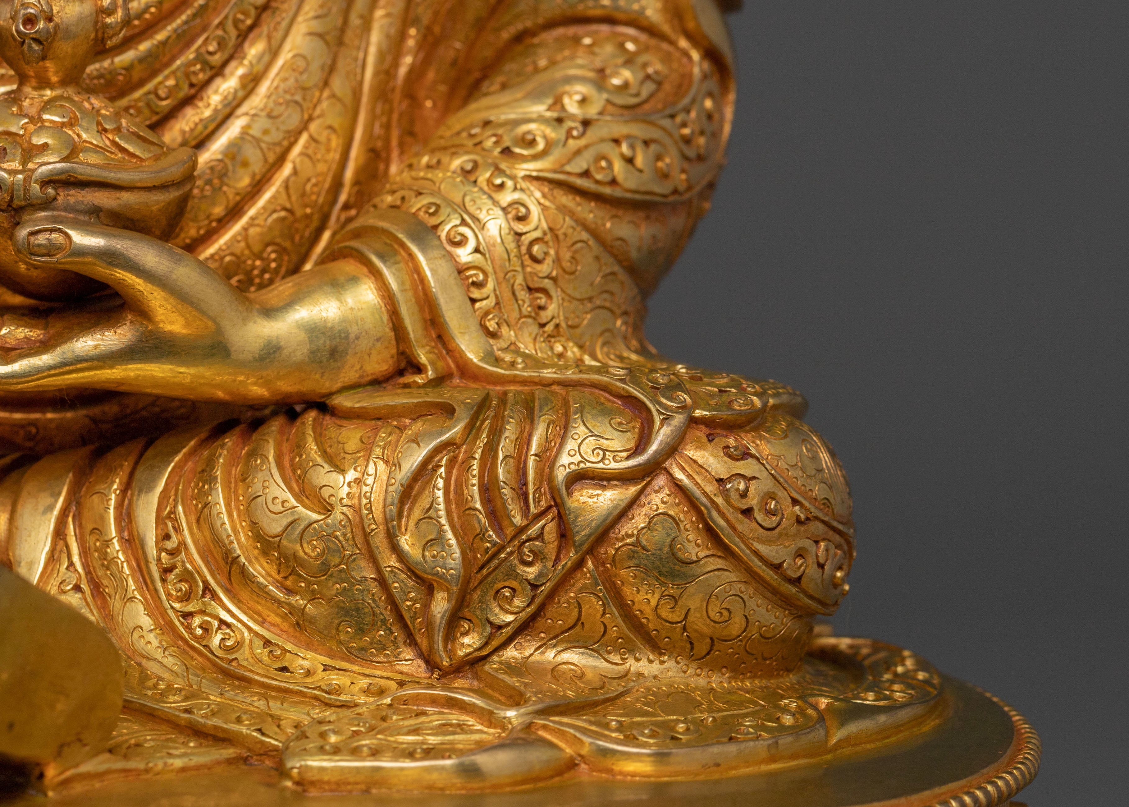 Handmade Guru Rinpoche Statue | Spiritual Protector