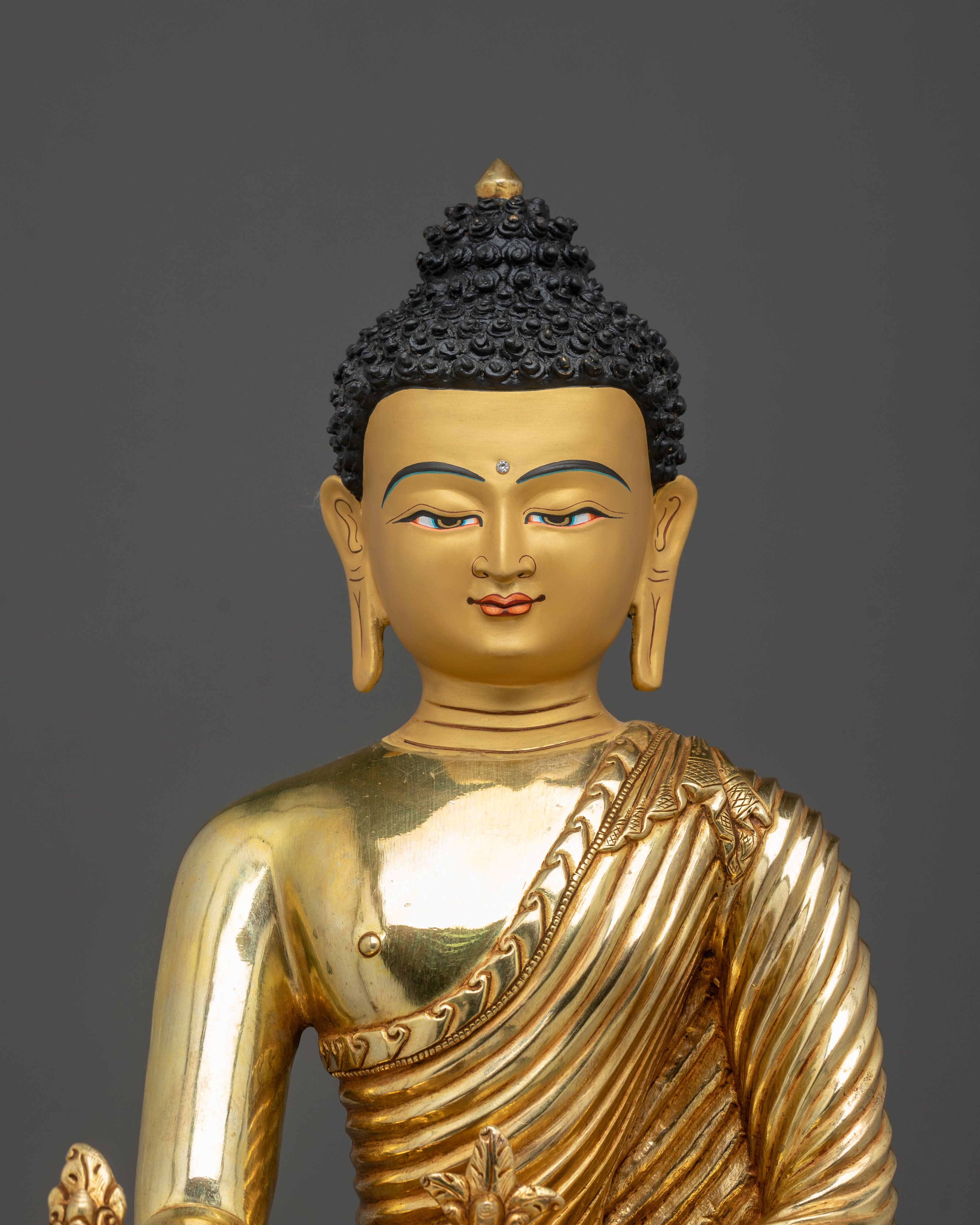 Healing Buddha "Bhaishajyaguru" Sculpture | Tibetan Buddhist Shrine