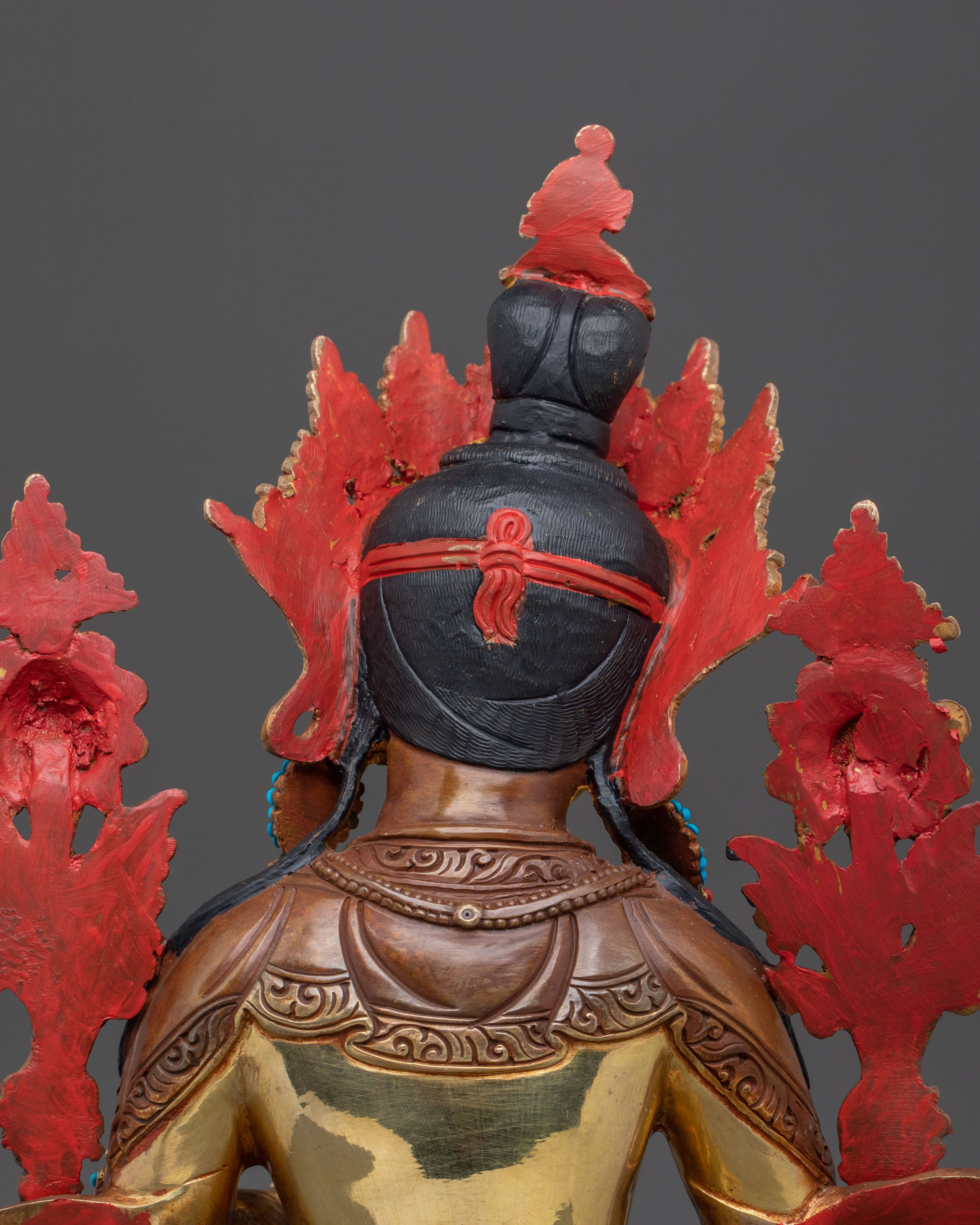 32cm Green Tara Statue | Protector Goddess