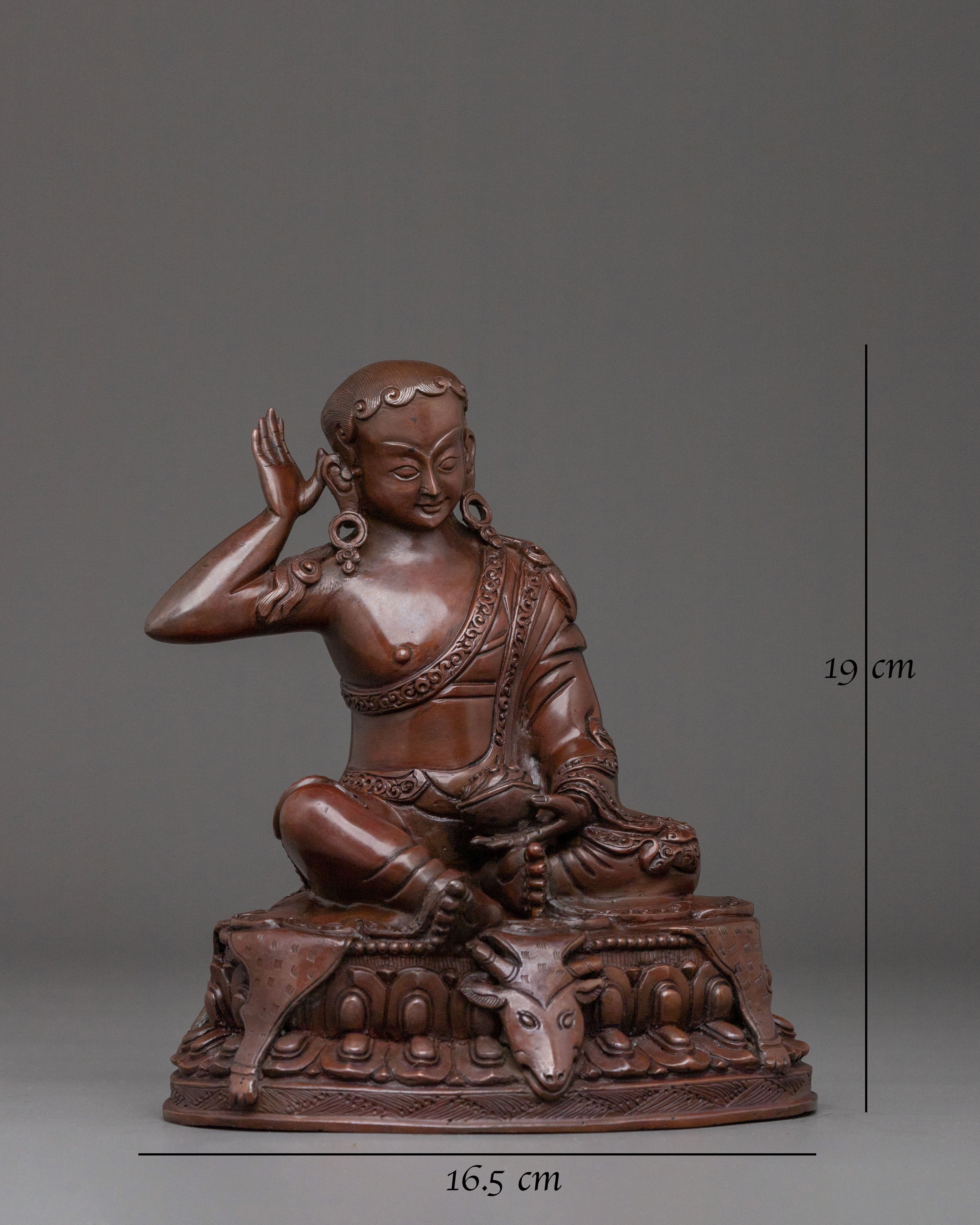 Tibetan Buddhist Master Milarepa Statue