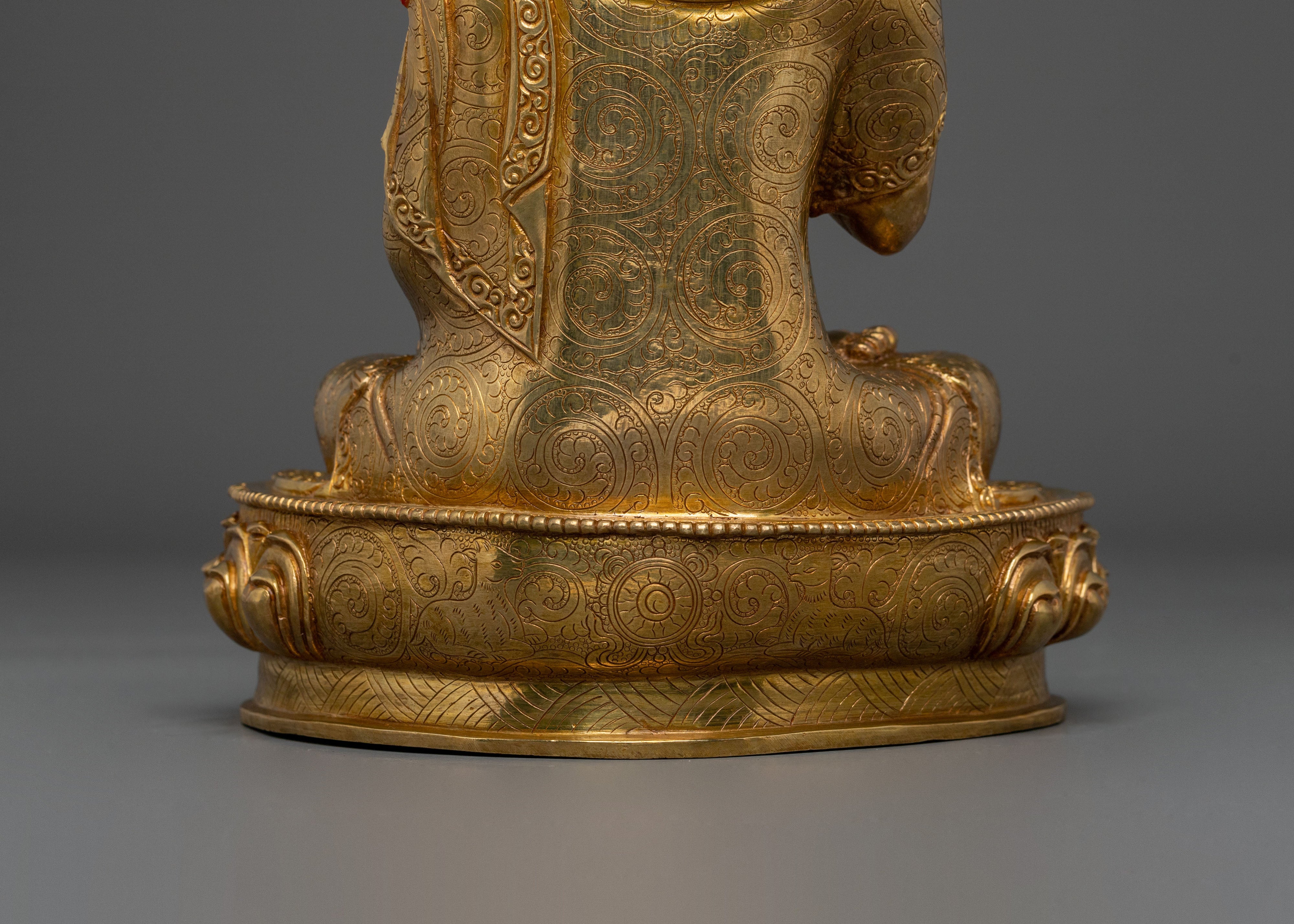 Tsongkhapa with Disciples Buddhist Statue | Founder of Gelug Tradition