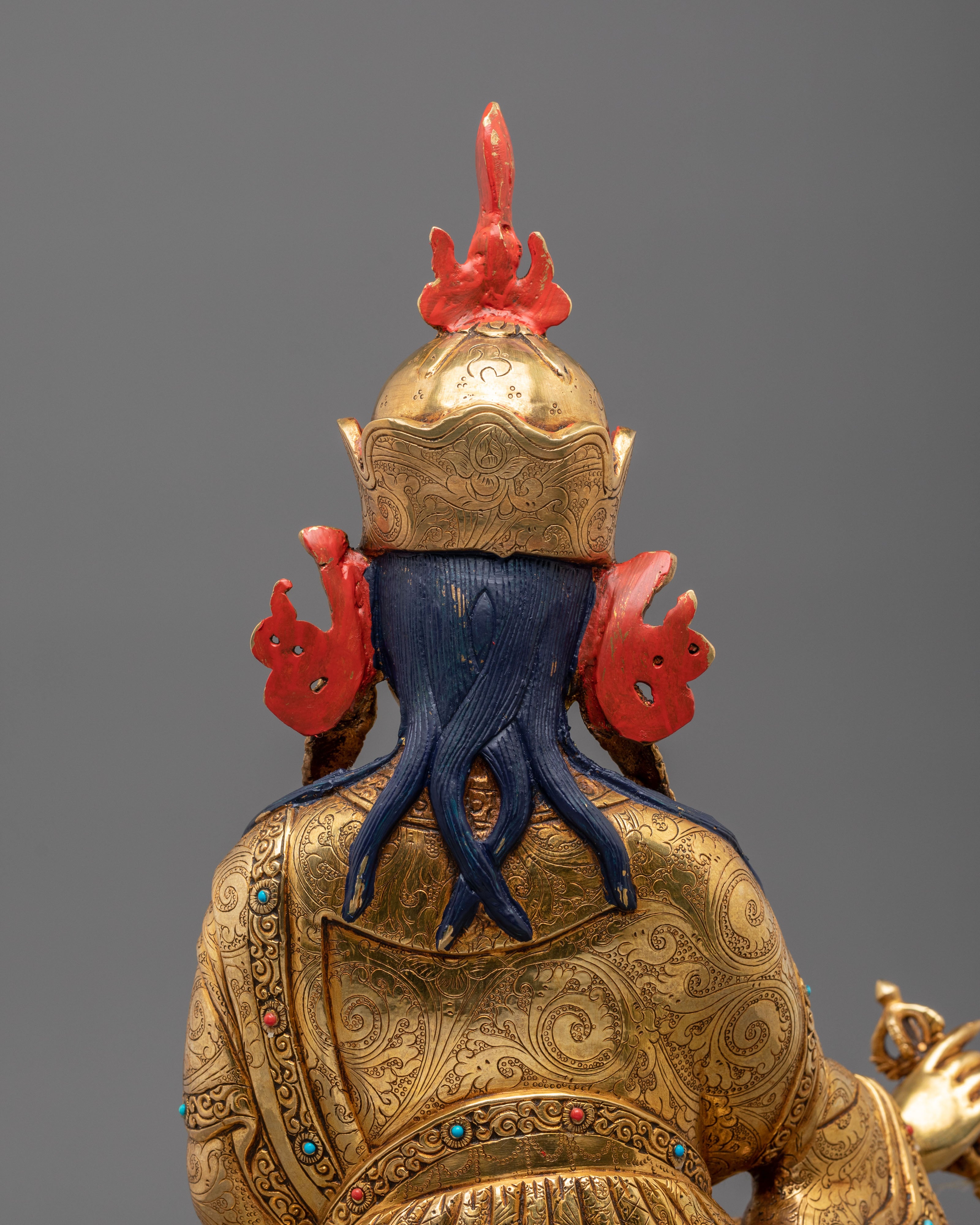 Guru Rinpoche Statue | Tibetan Buddhist Sculpture of Wisdom