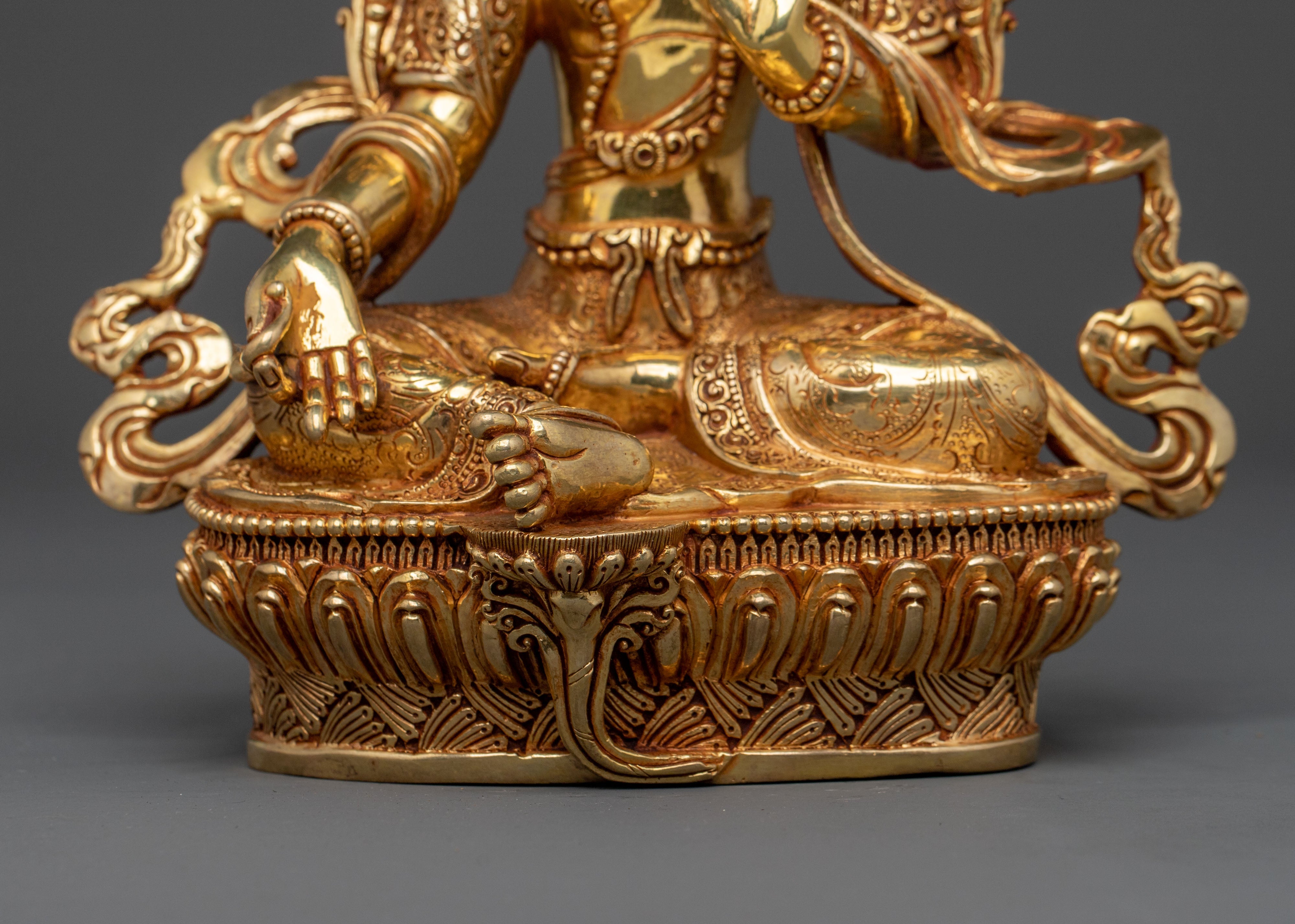 Green Tara Statue | Sacred Feminine Protector