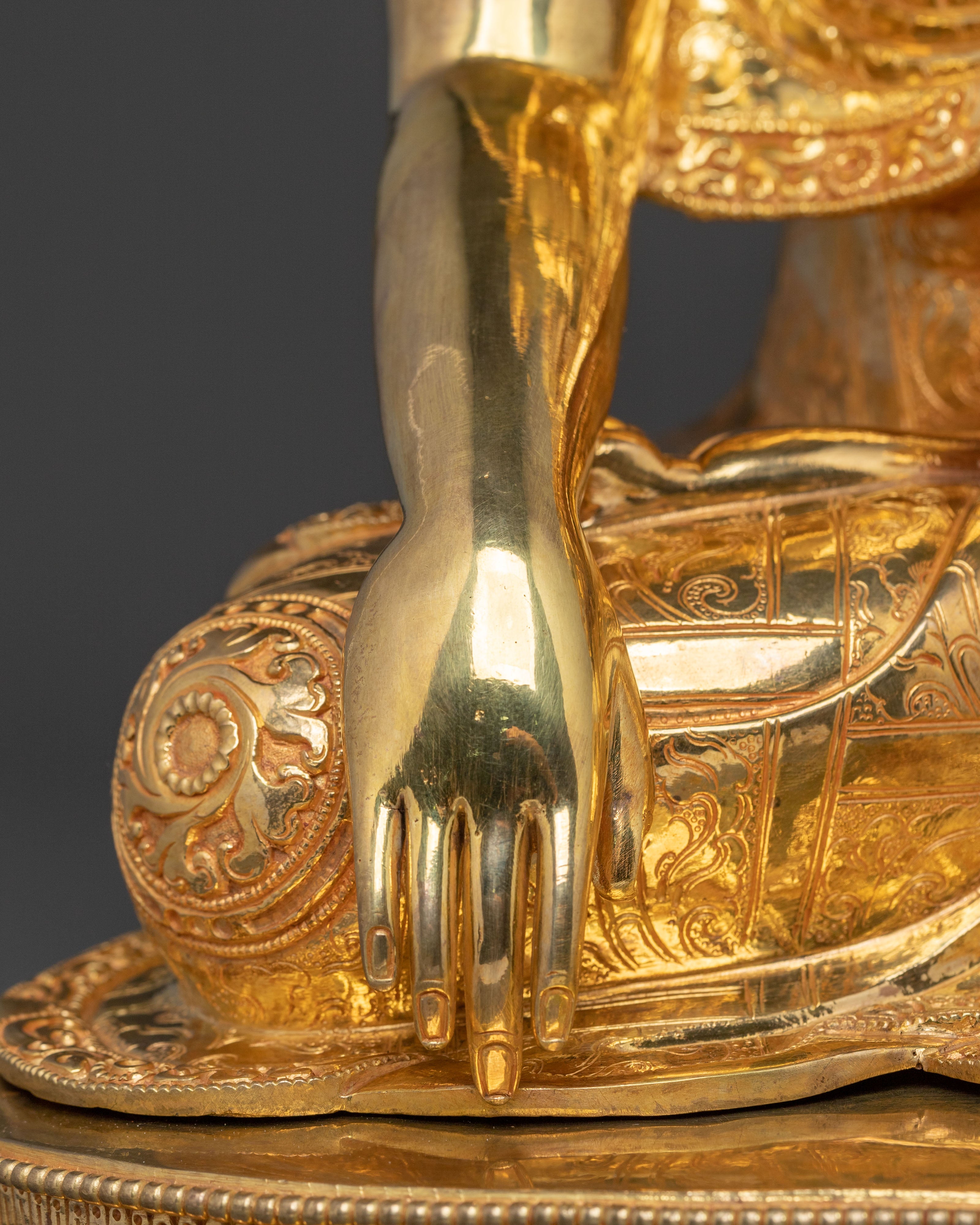Shakyamuni Buddha Statue with Disciples | Altar Home Decor