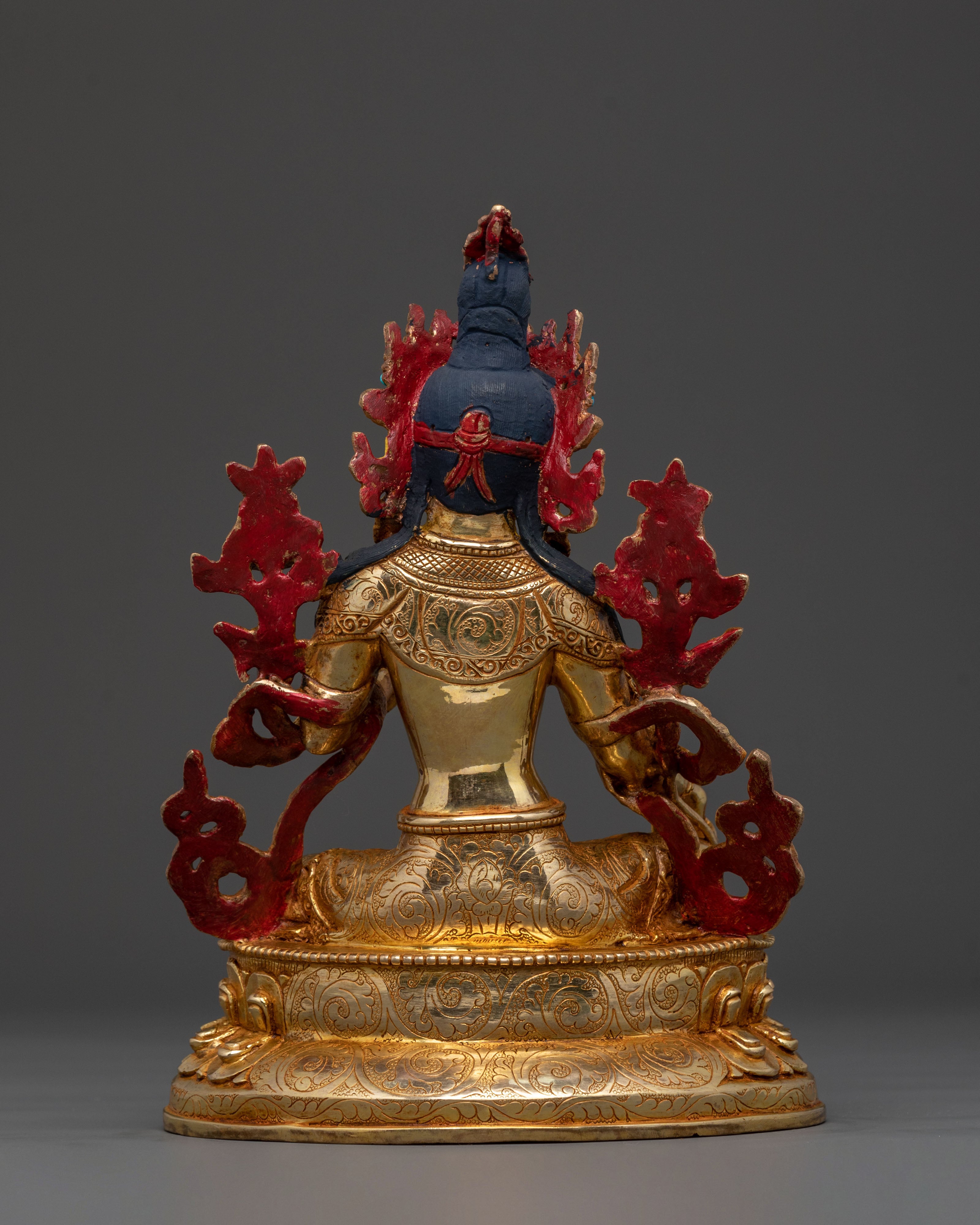 Green Tara Sacred Statue: Handcrafted in Nepal