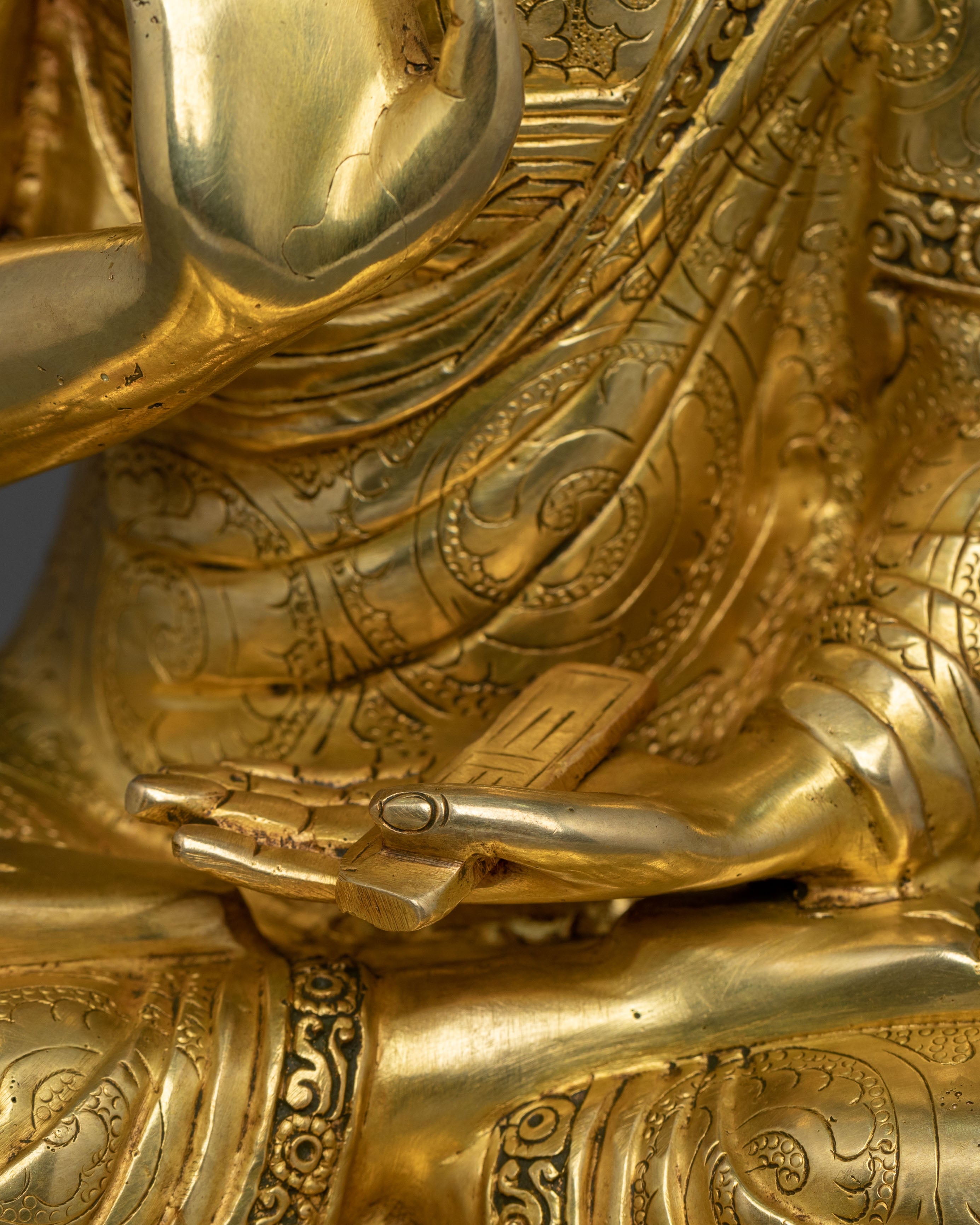 Tsongkhapa with Disciples Sculpture Set | Altar Home Decor