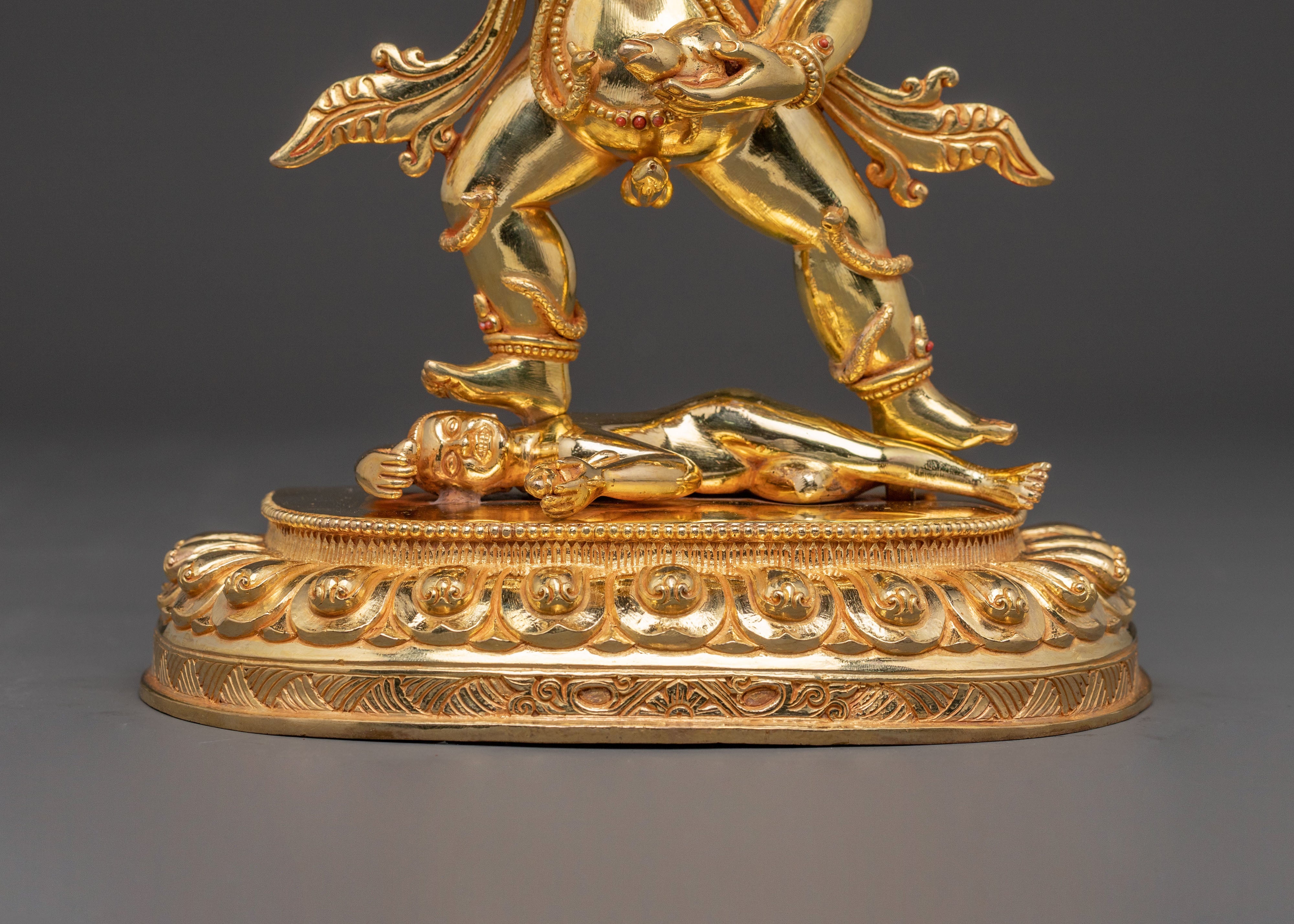 Black Dzambhala Buddhist Statue