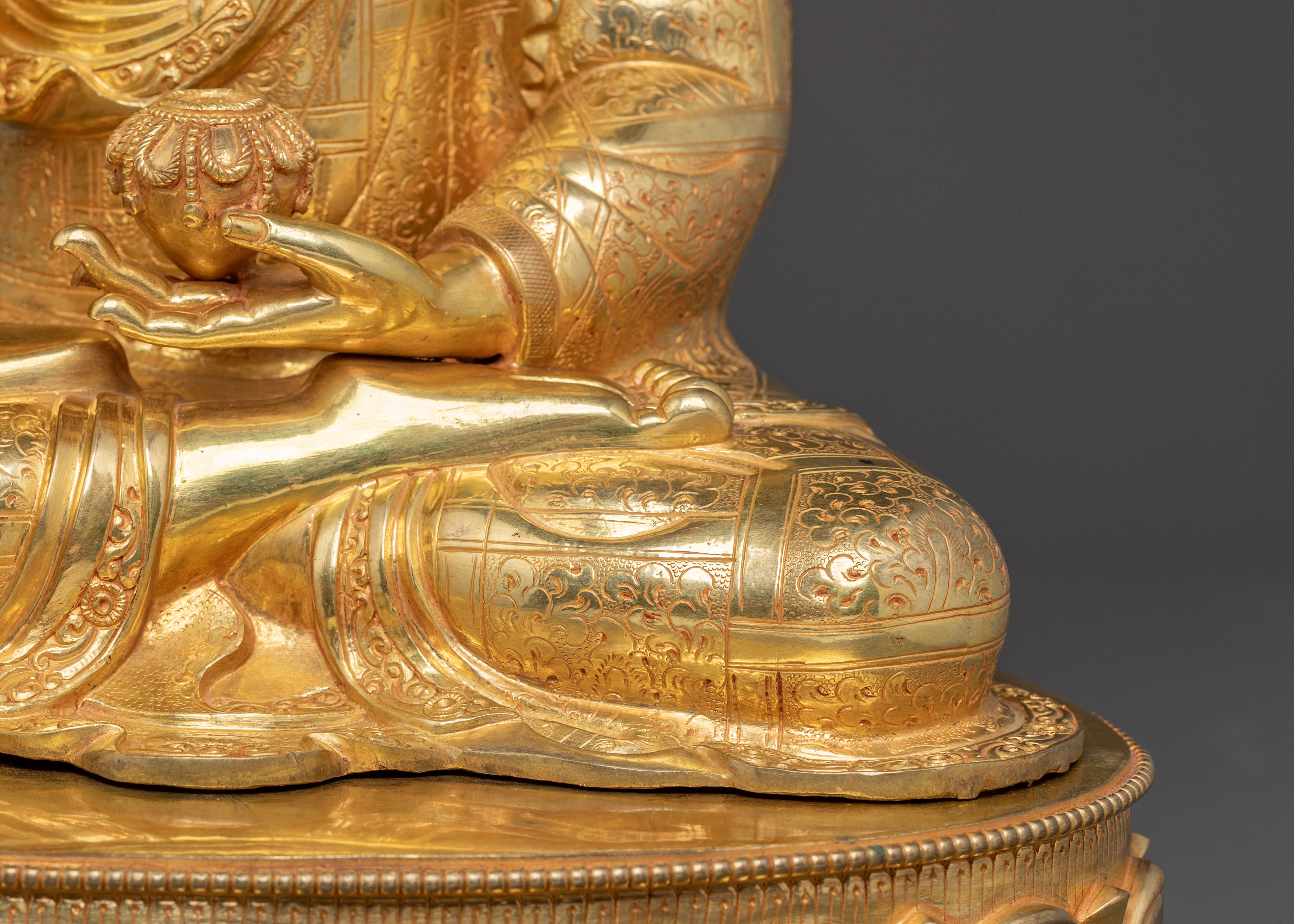 Shakyamuni Buddha Tibetan Sacred Statue |
