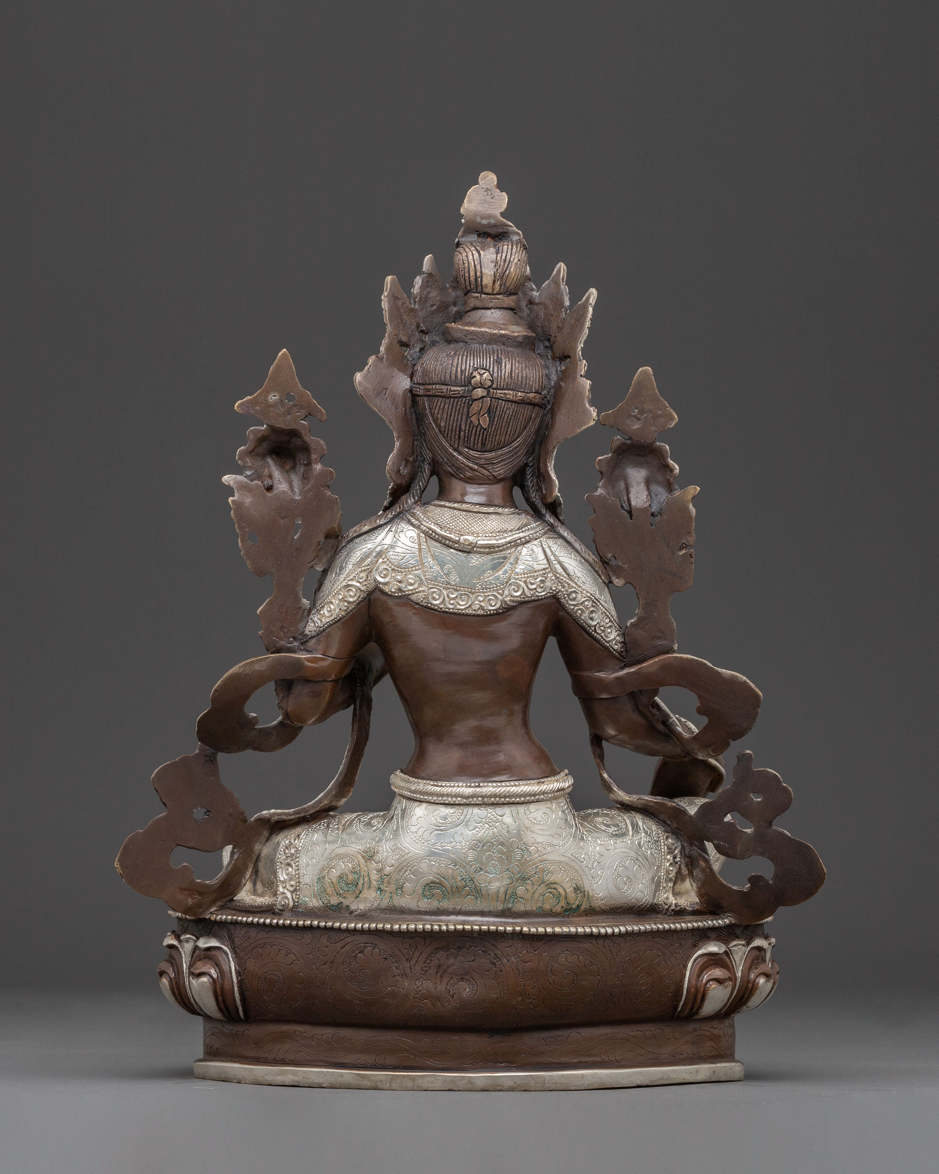 Green Tara Oxidized Copper Artwork | Mother of Liberation