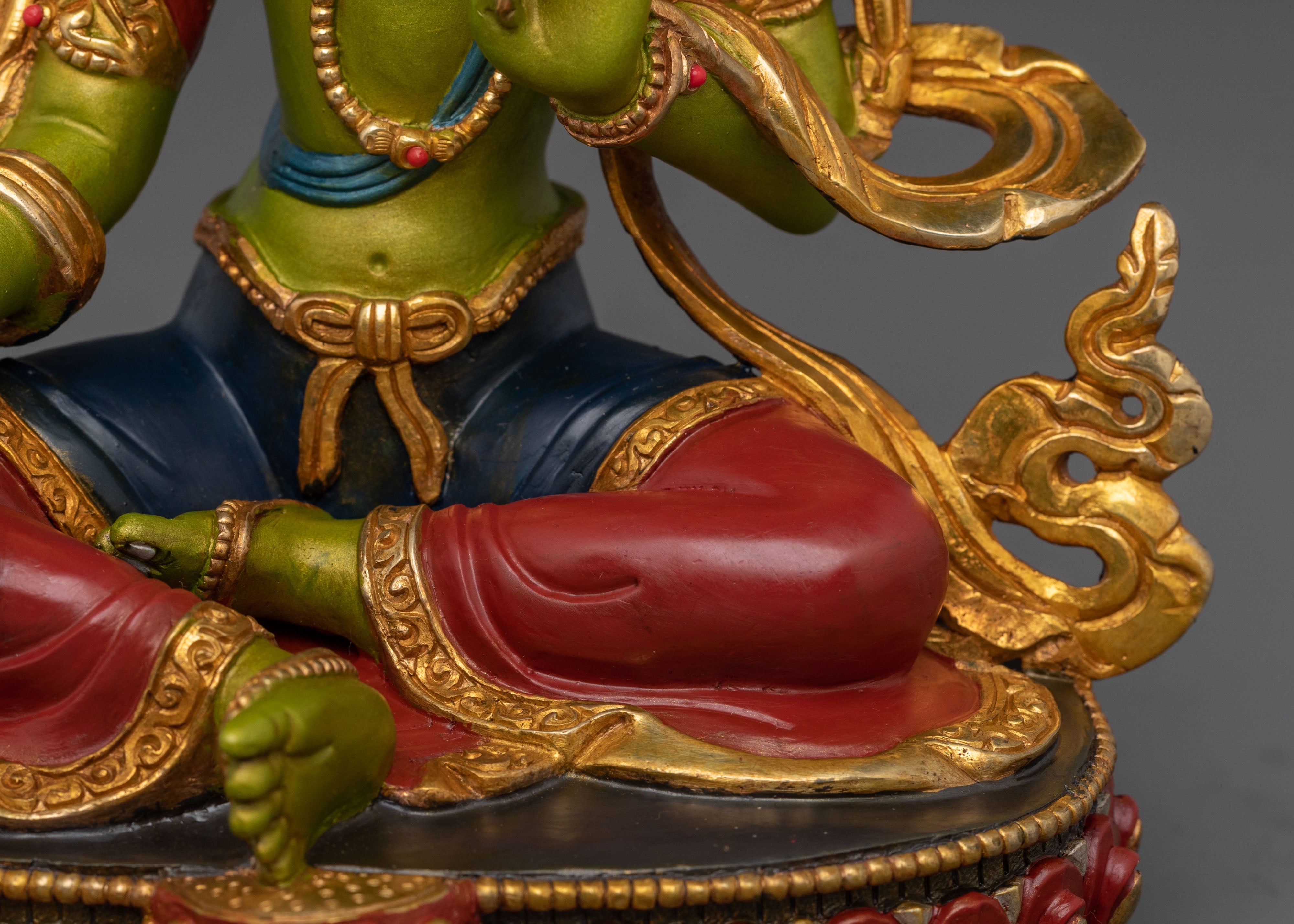 Protector Goddess: Green Tara Sculpture