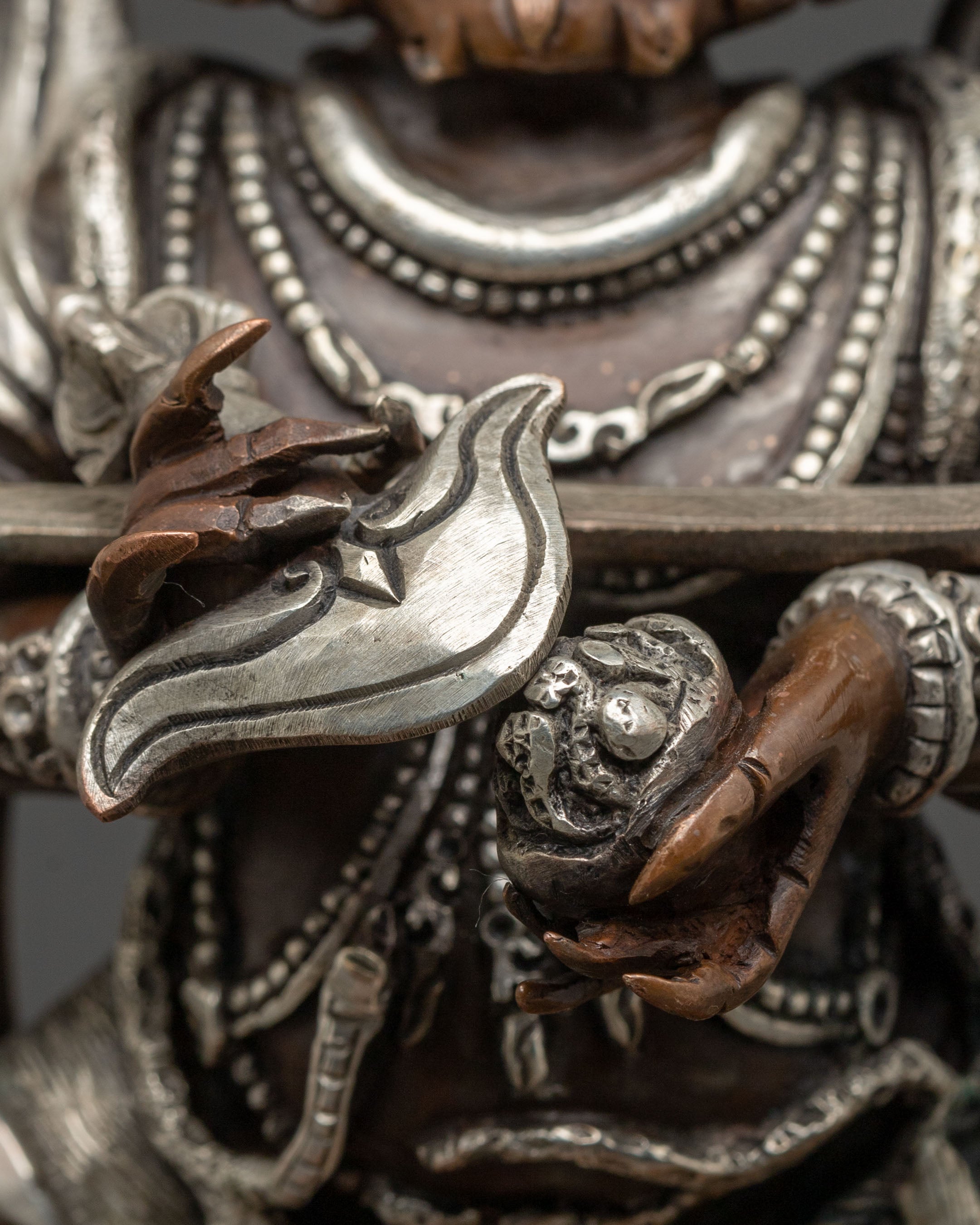 Shakya Mahakala Statue of Protection | Fierce Tibetan Protector