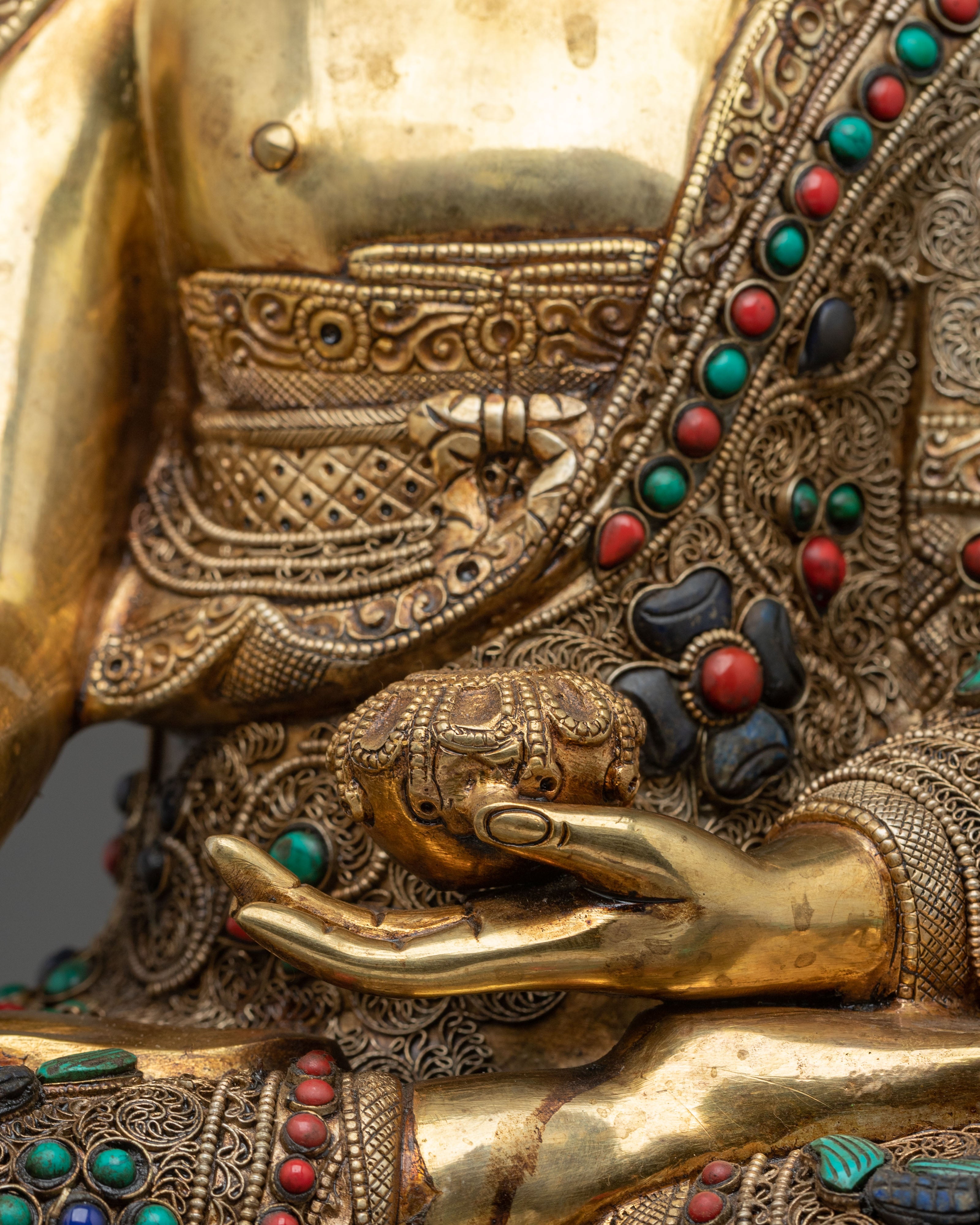 Shakya Thubpa Shakyamuni Statue | Tibetan Buddhist Buddha Sculpture