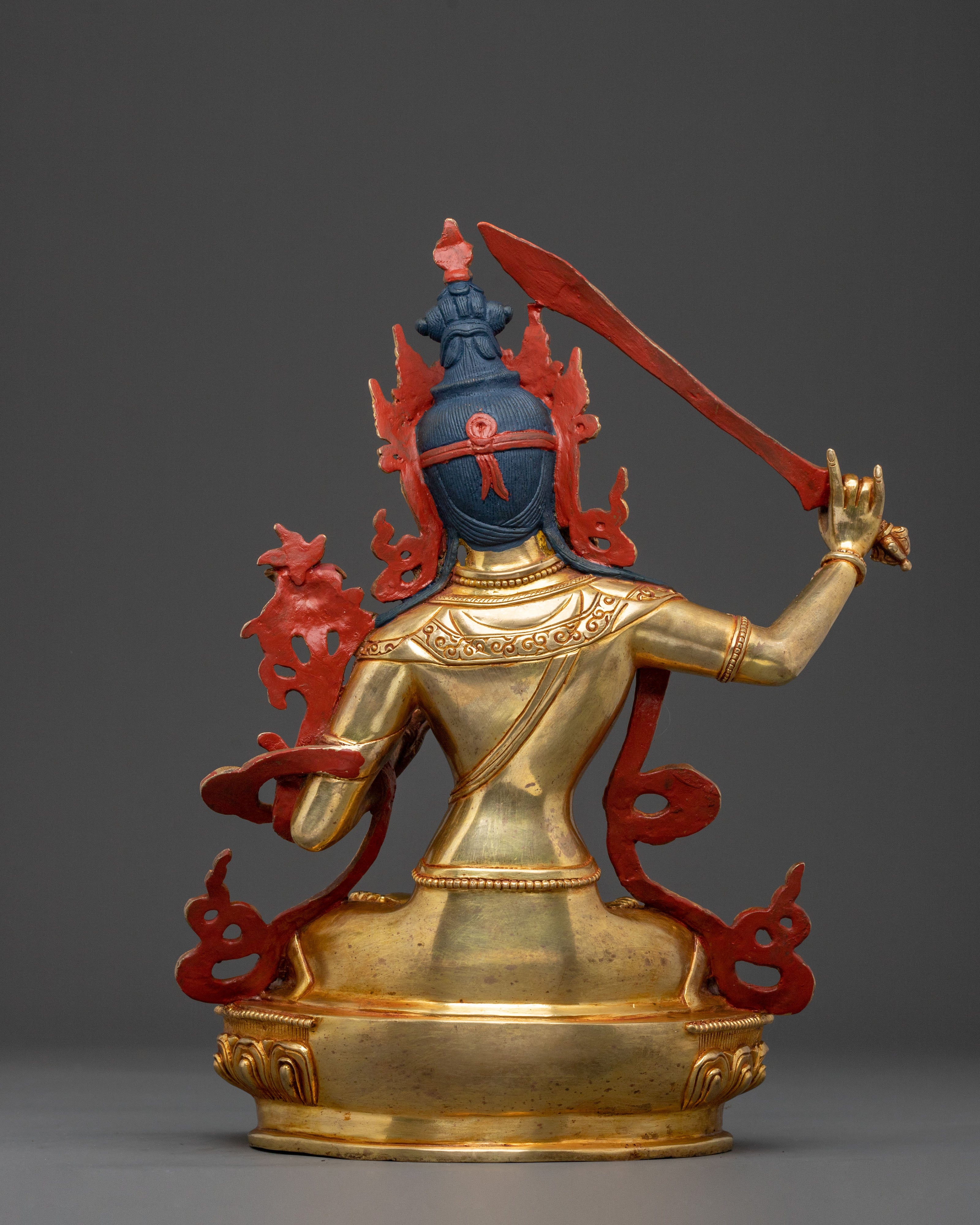 Manjushri Statue: Embodiment of Wisdom