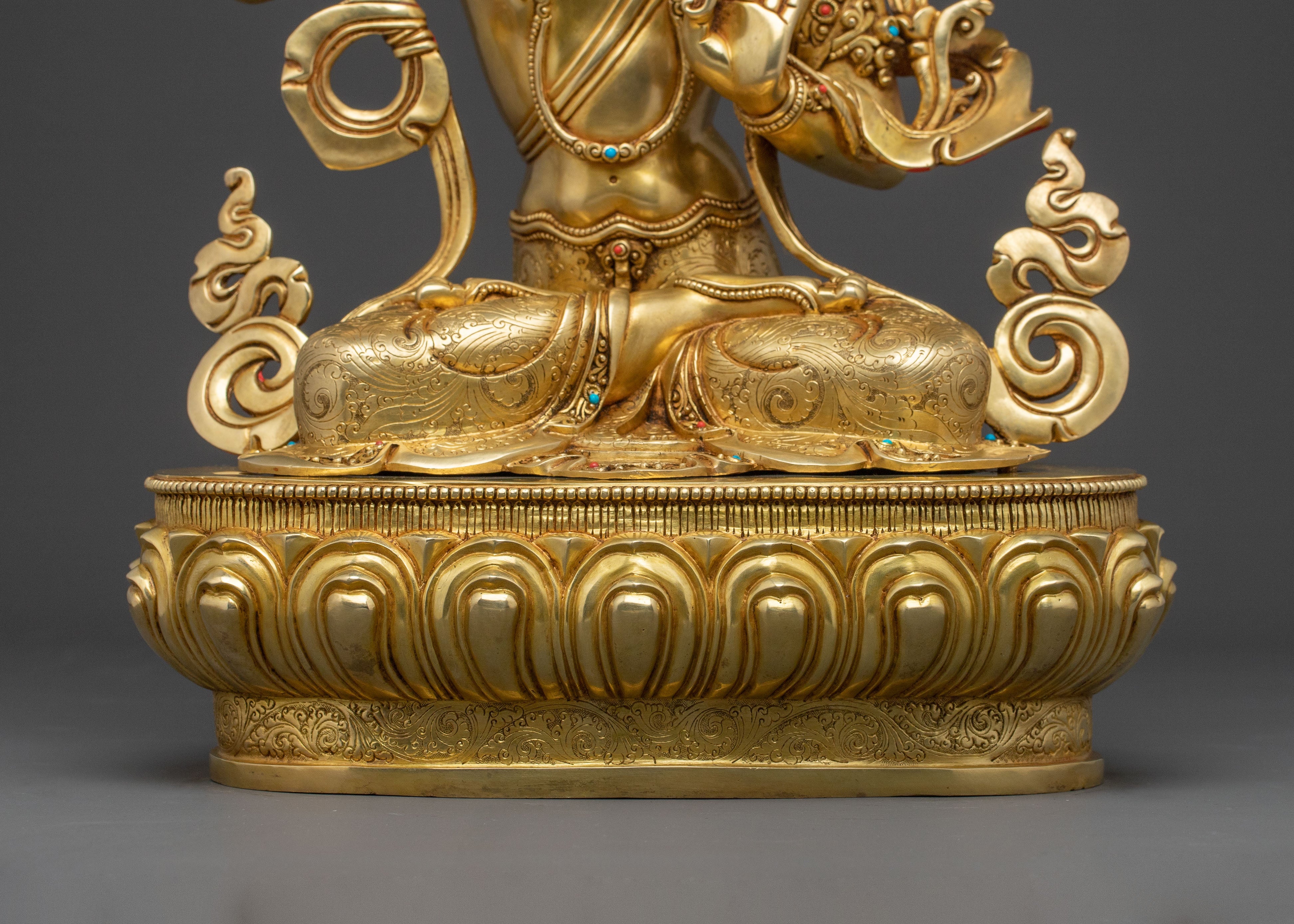 Manjushri Divine Sculpture | Bodhisattva of Wisdom