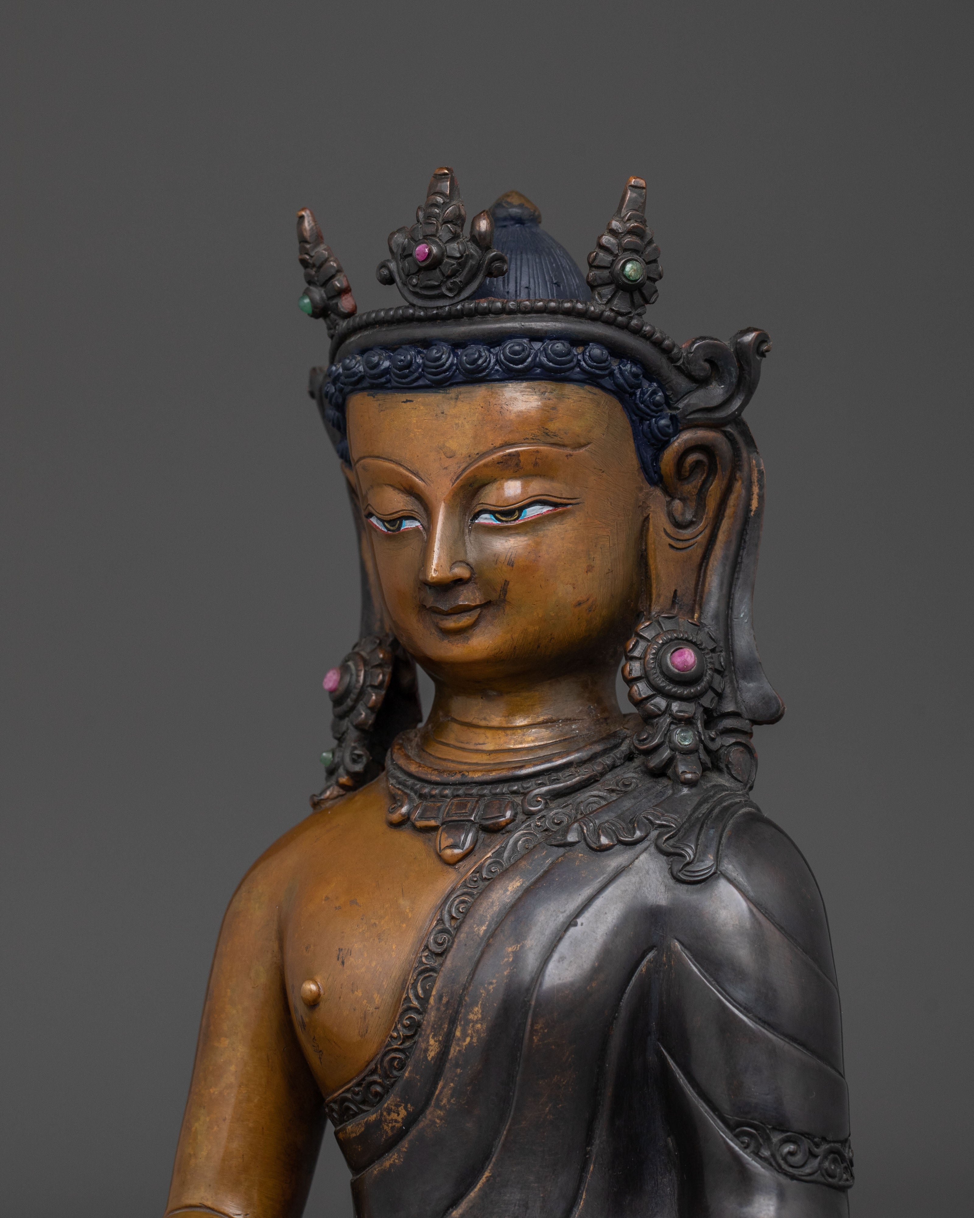 Shakyamuni Buddha Statue | Sacred Buddhist Shrine