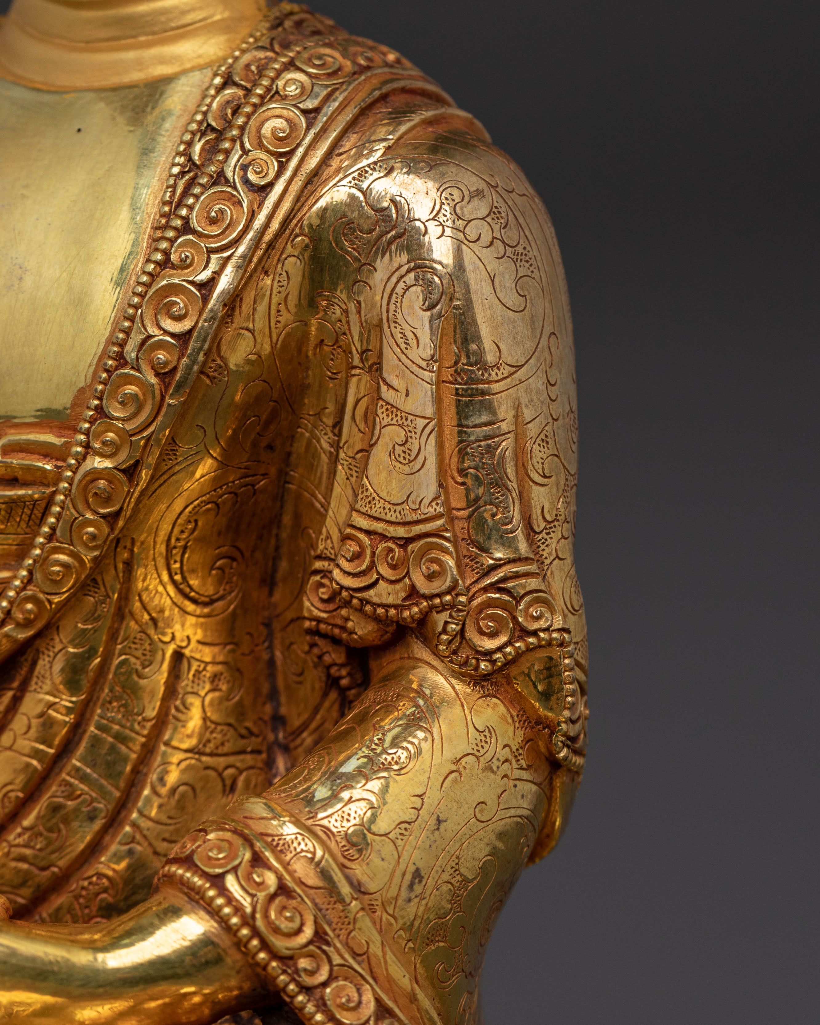 Handmade Amitabha Buddha Meditation Statue