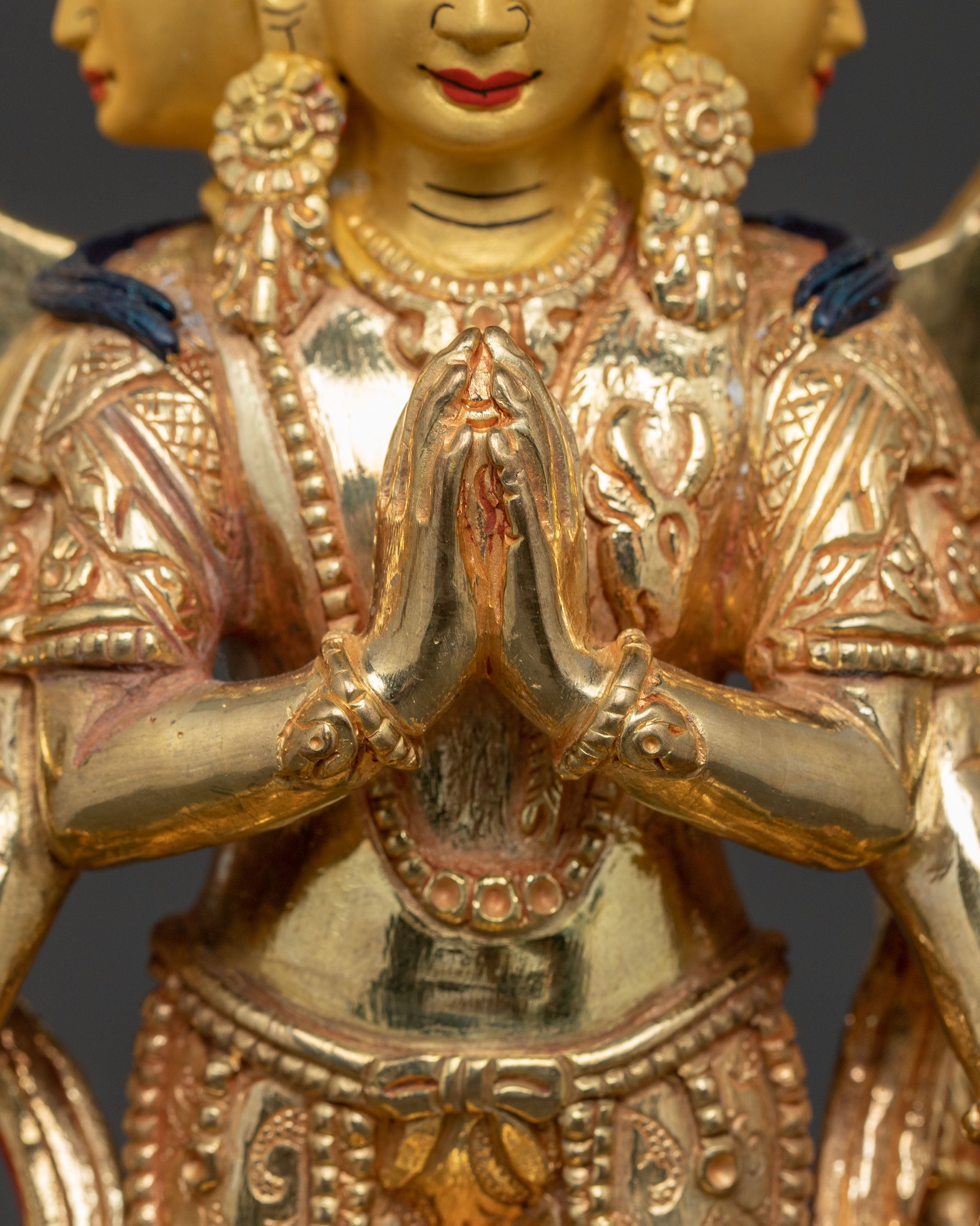 24k Gold Glided 1000-Armed Chenrezig Statue