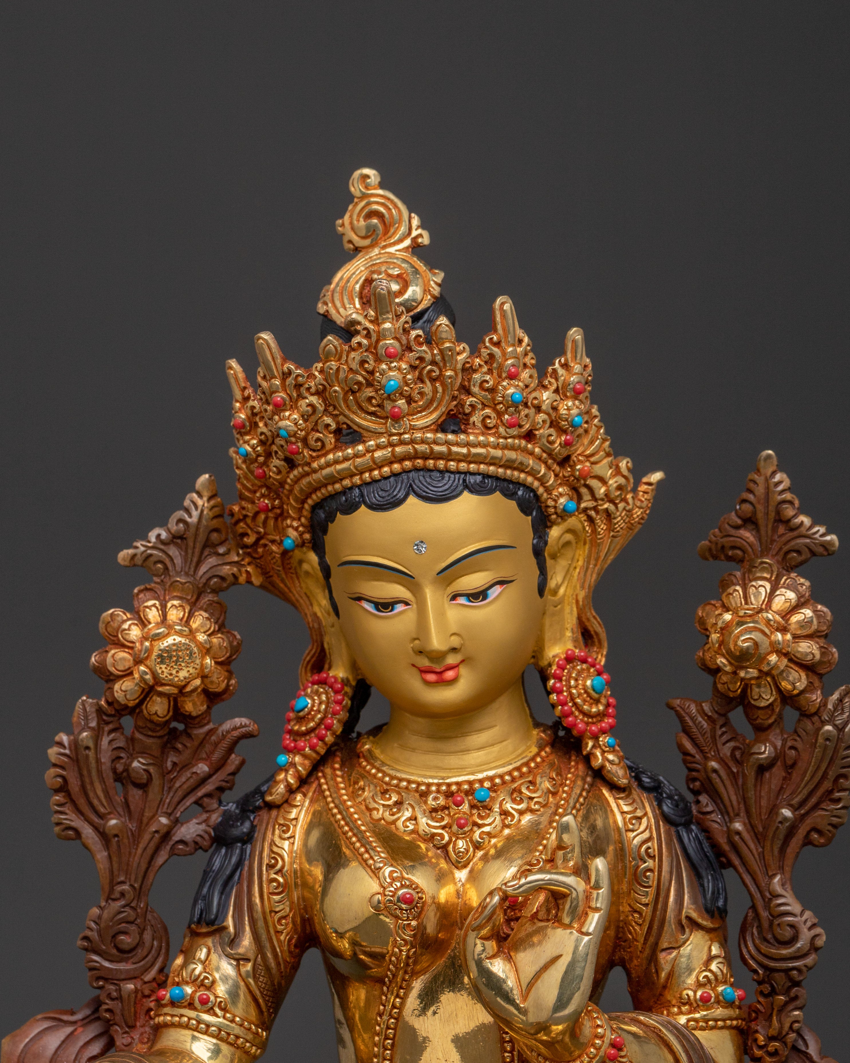 Green Tara Blessing Statue | Protector Figure