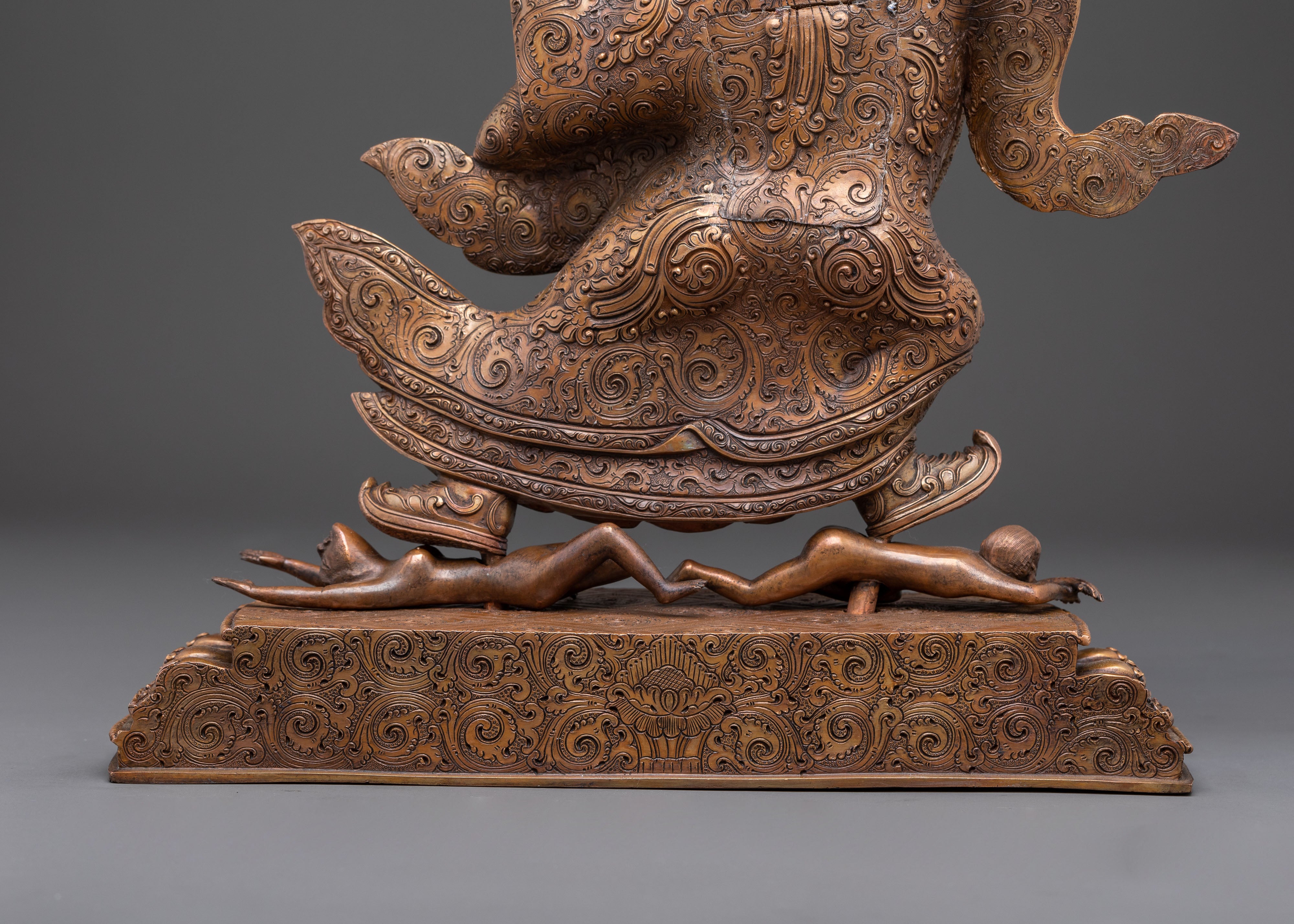 Bernagchen Mahakala Copper Statue | Protector of the Dharma