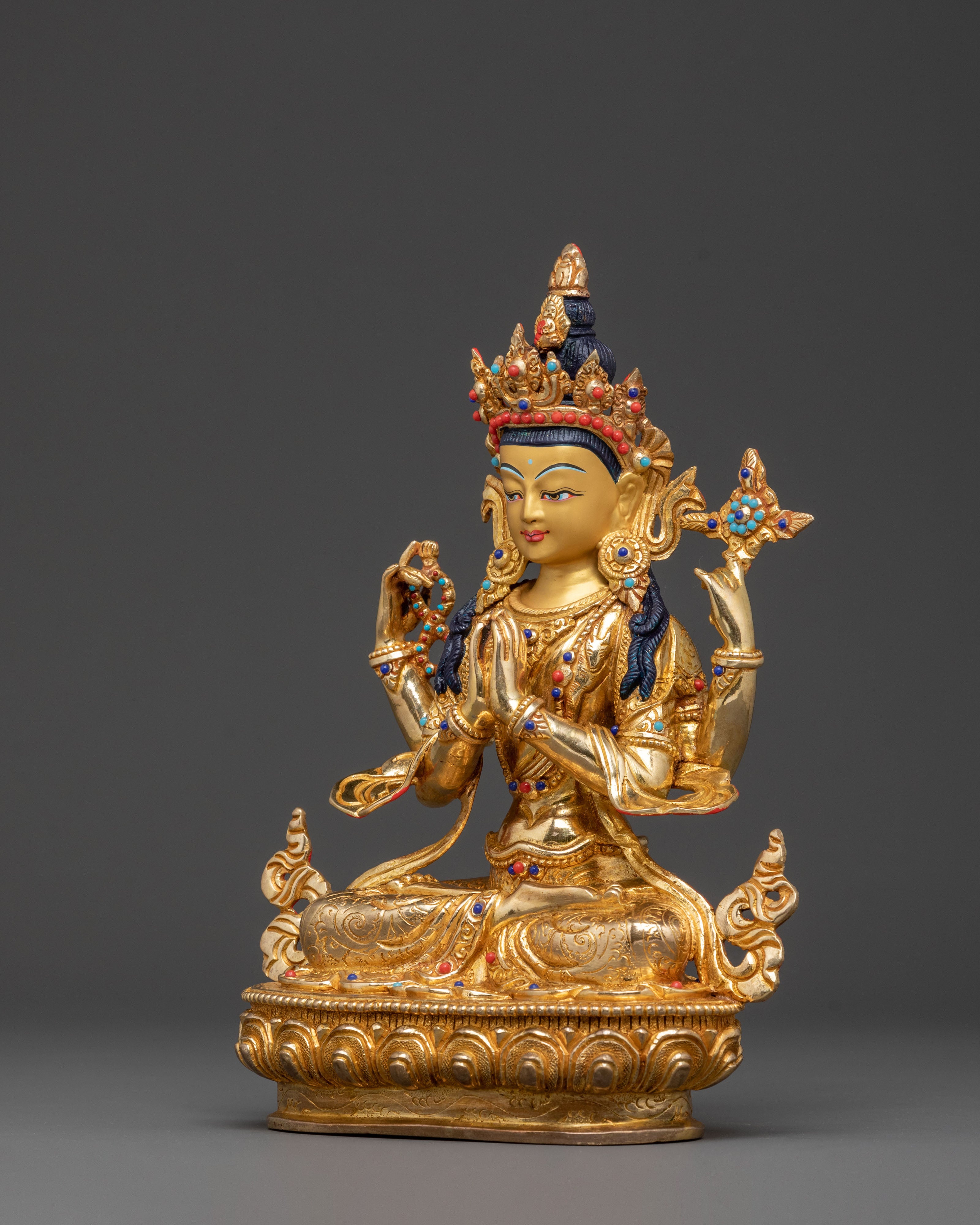 Chenrezig Beings Statue | Guardian Figure