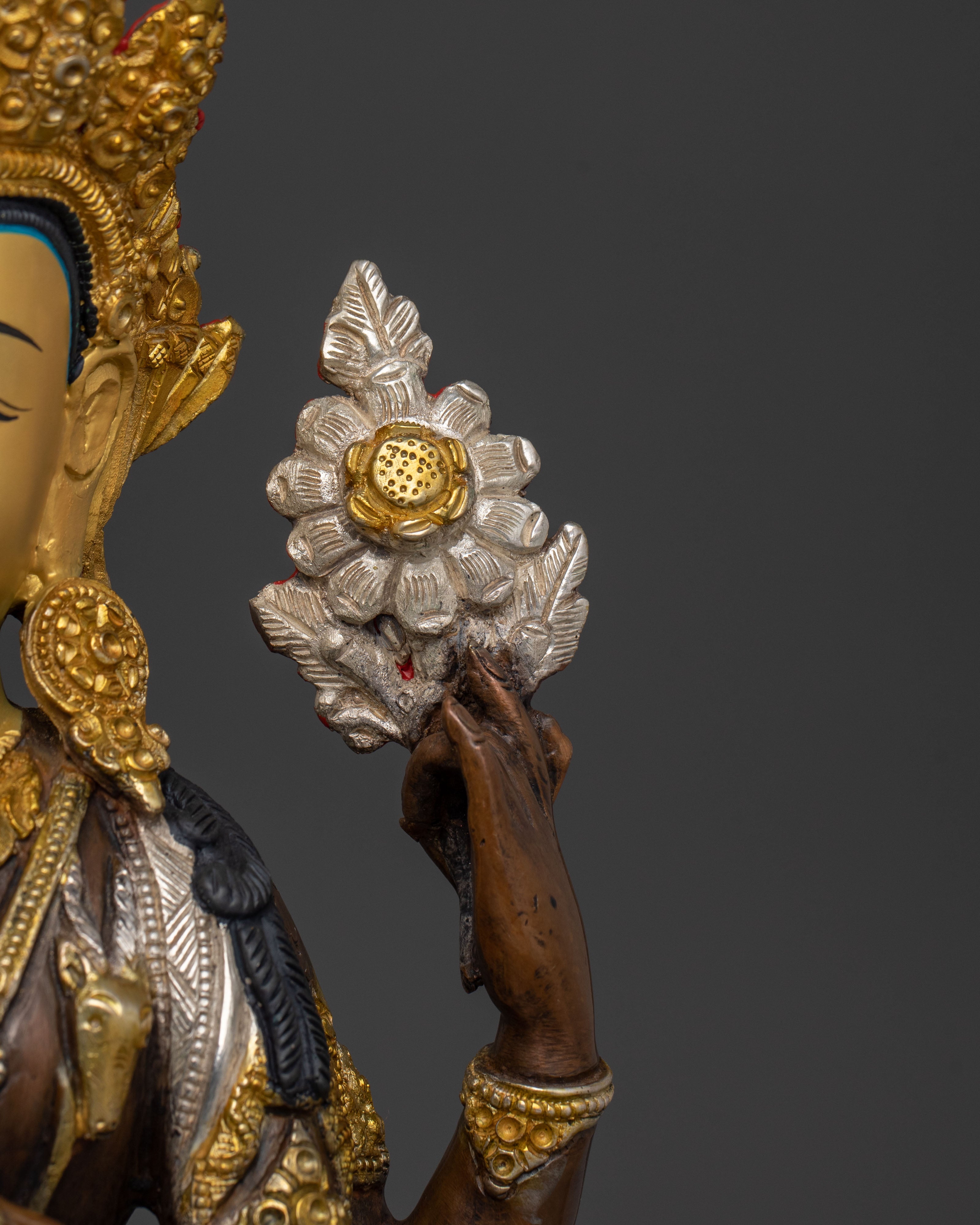 Chenrezig Four Armed Statue | Tibetan Buddhist Deity of Universal Compassion