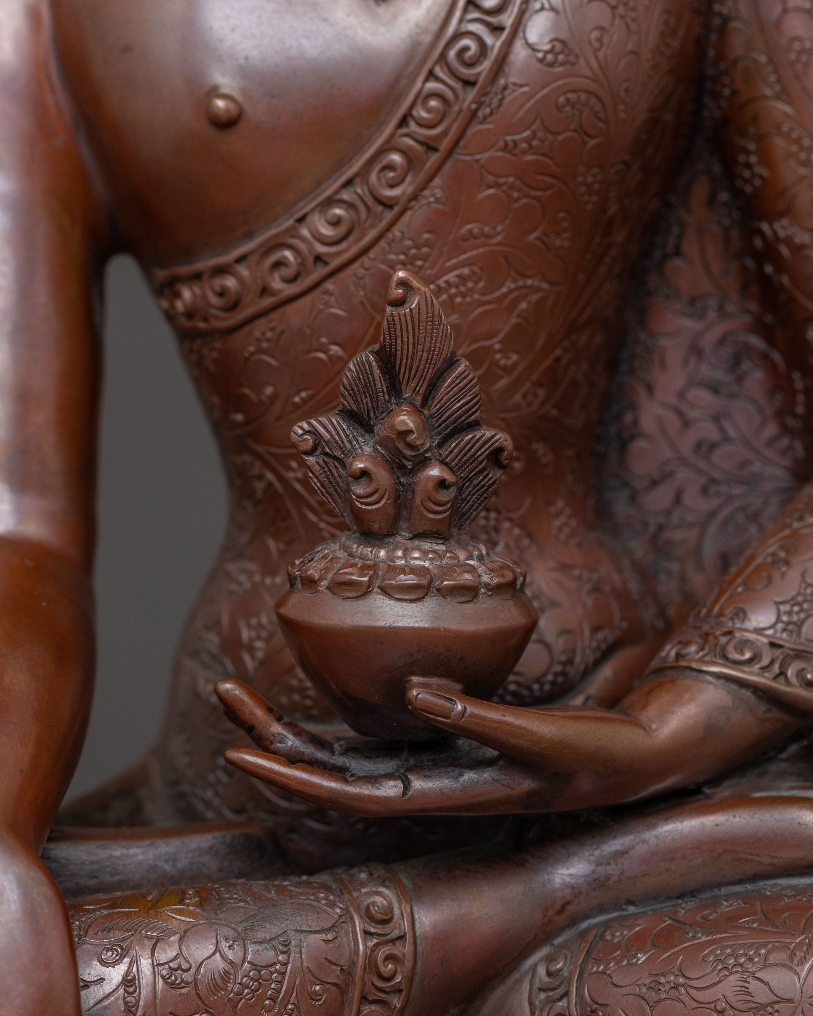 Crown Medicine Buddha Sculpture | Spiritual Healer