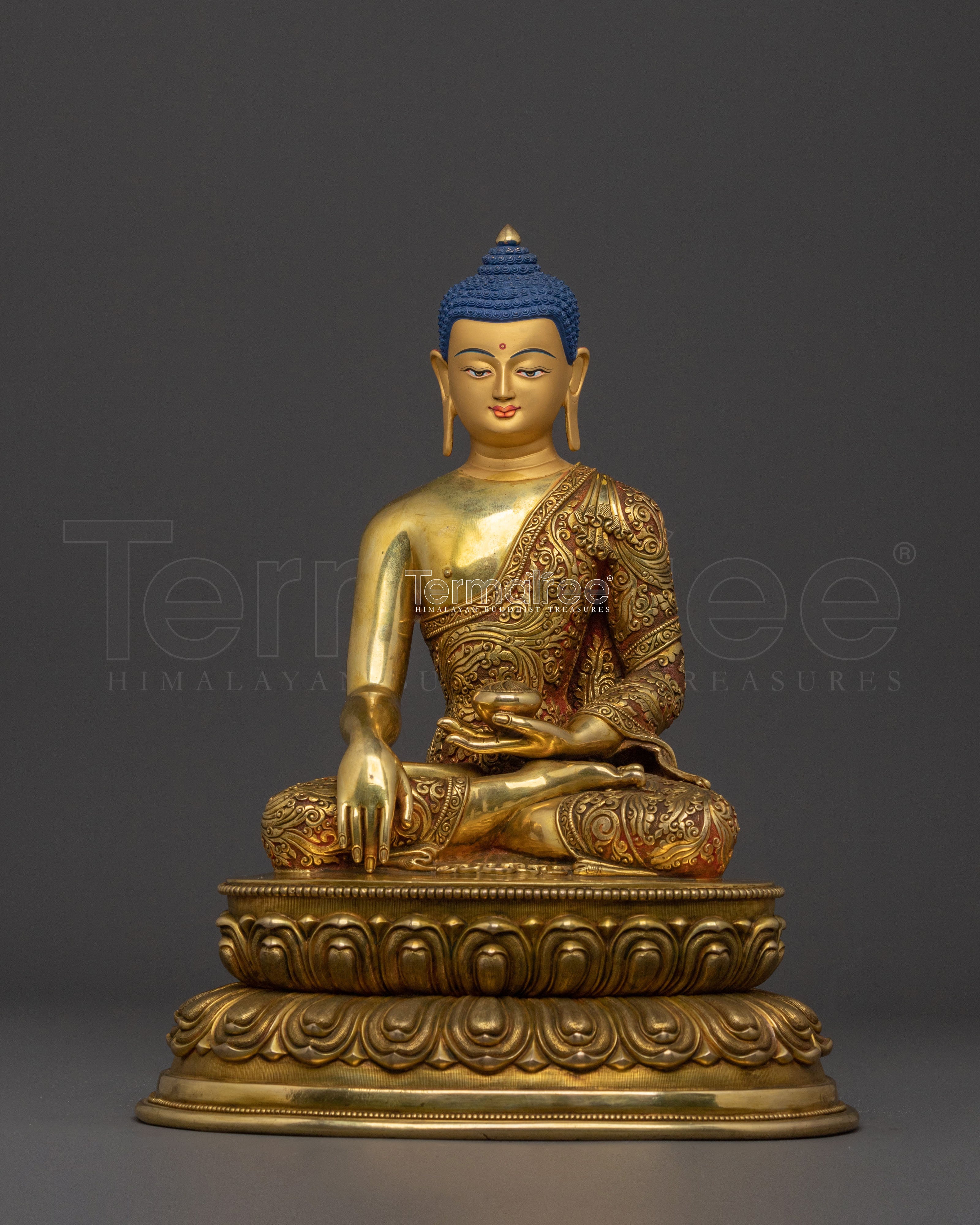Handmade Shakyamuni Buddha Dharma Statue for Altars