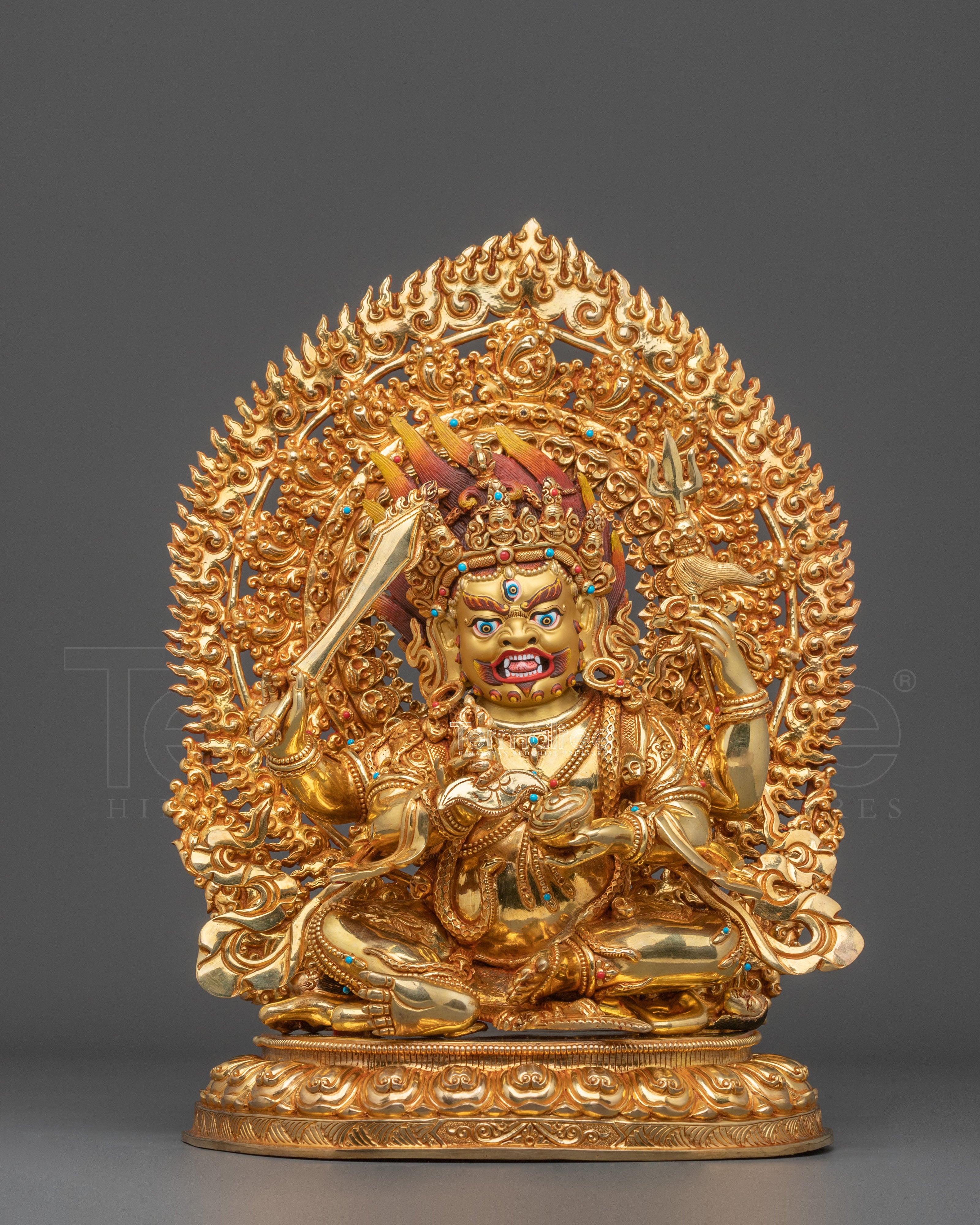 Chaturbhuja Mahakala Statue