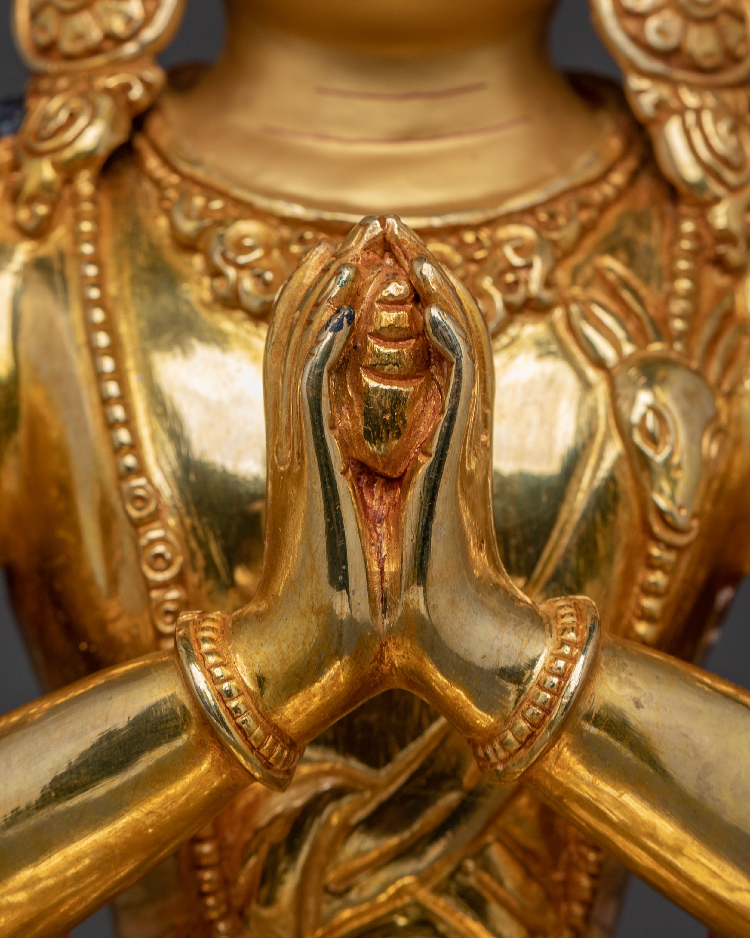 Chenrezig Sacred Tibetan Statue | Meditation Altar Figurine