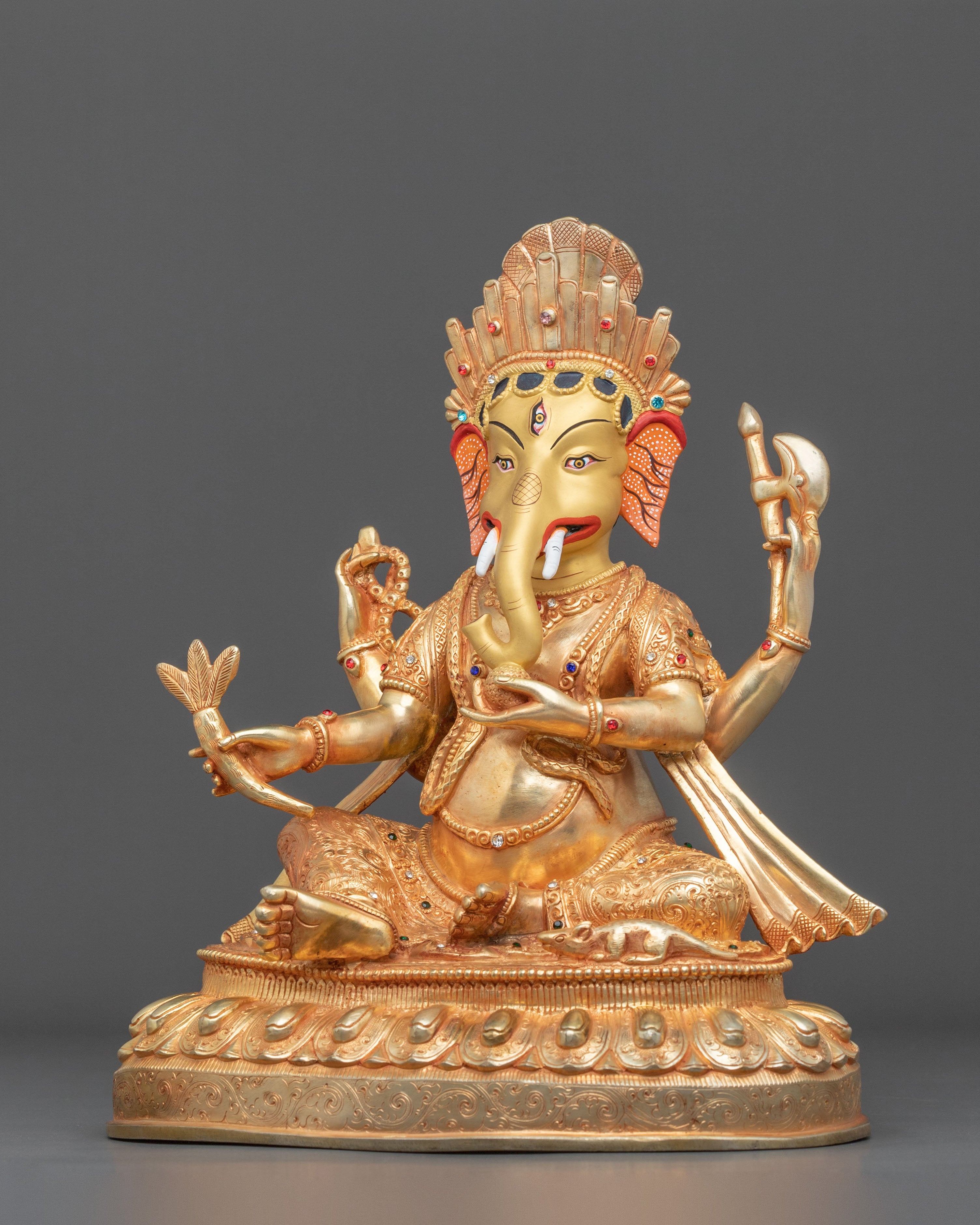Elephant-Headed Hindu God Ganesha Statue | Home Decor