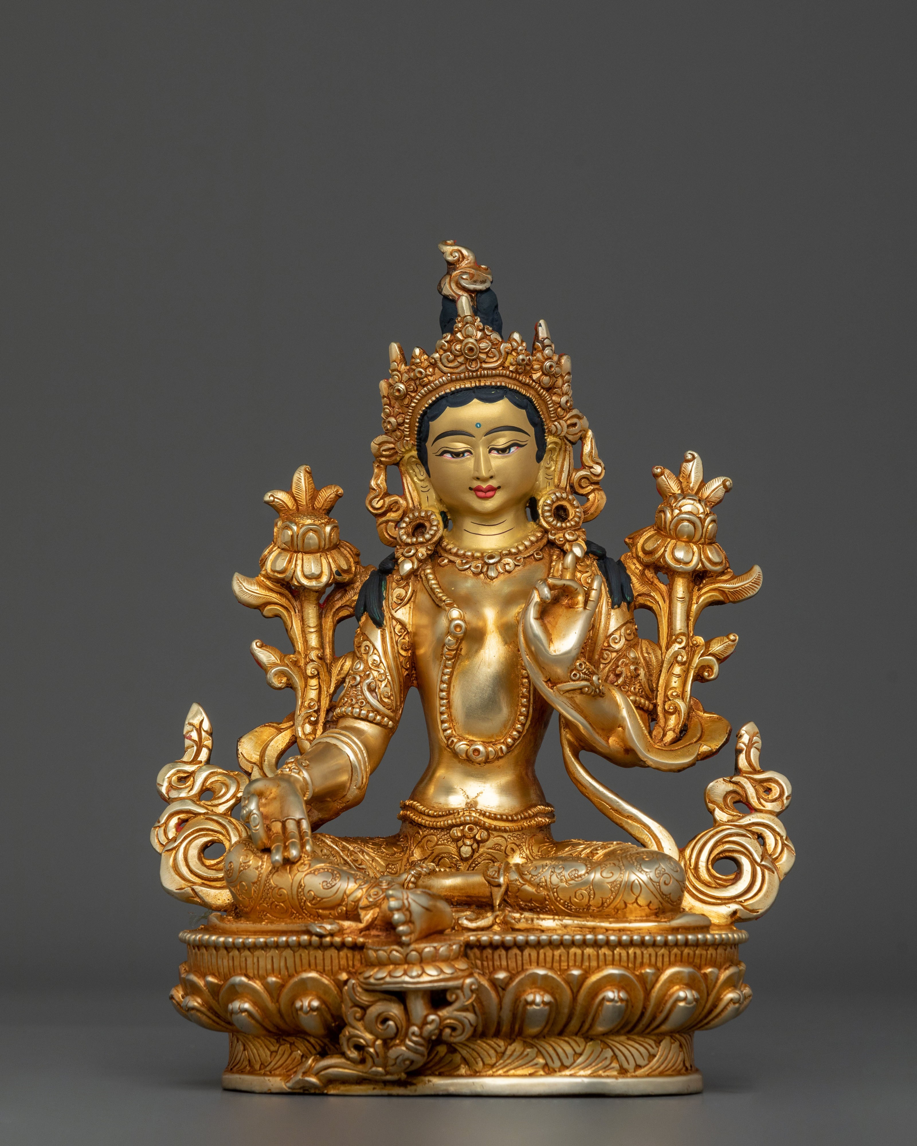 Green Tara Statue