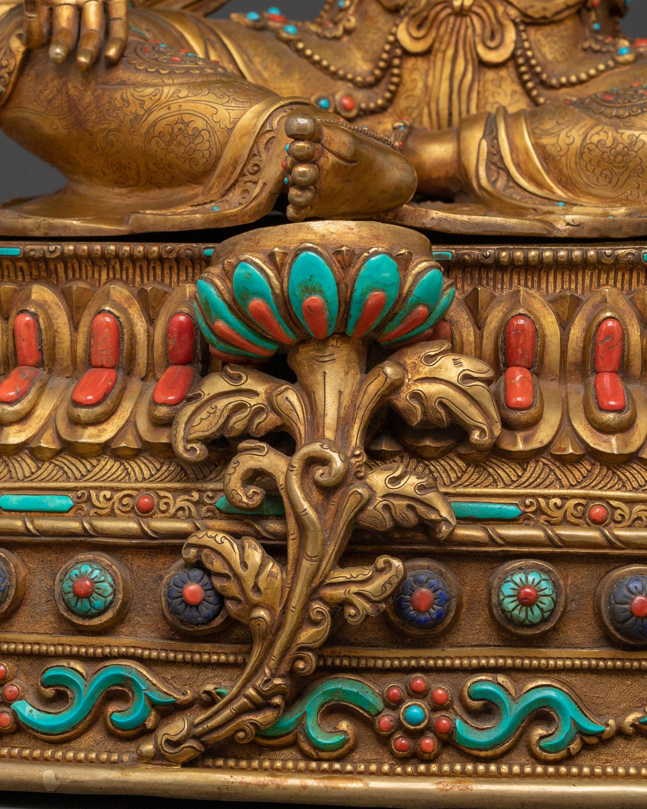 Green Tara Himalayan Buddhist Statue | Goddess of Protection & Healing