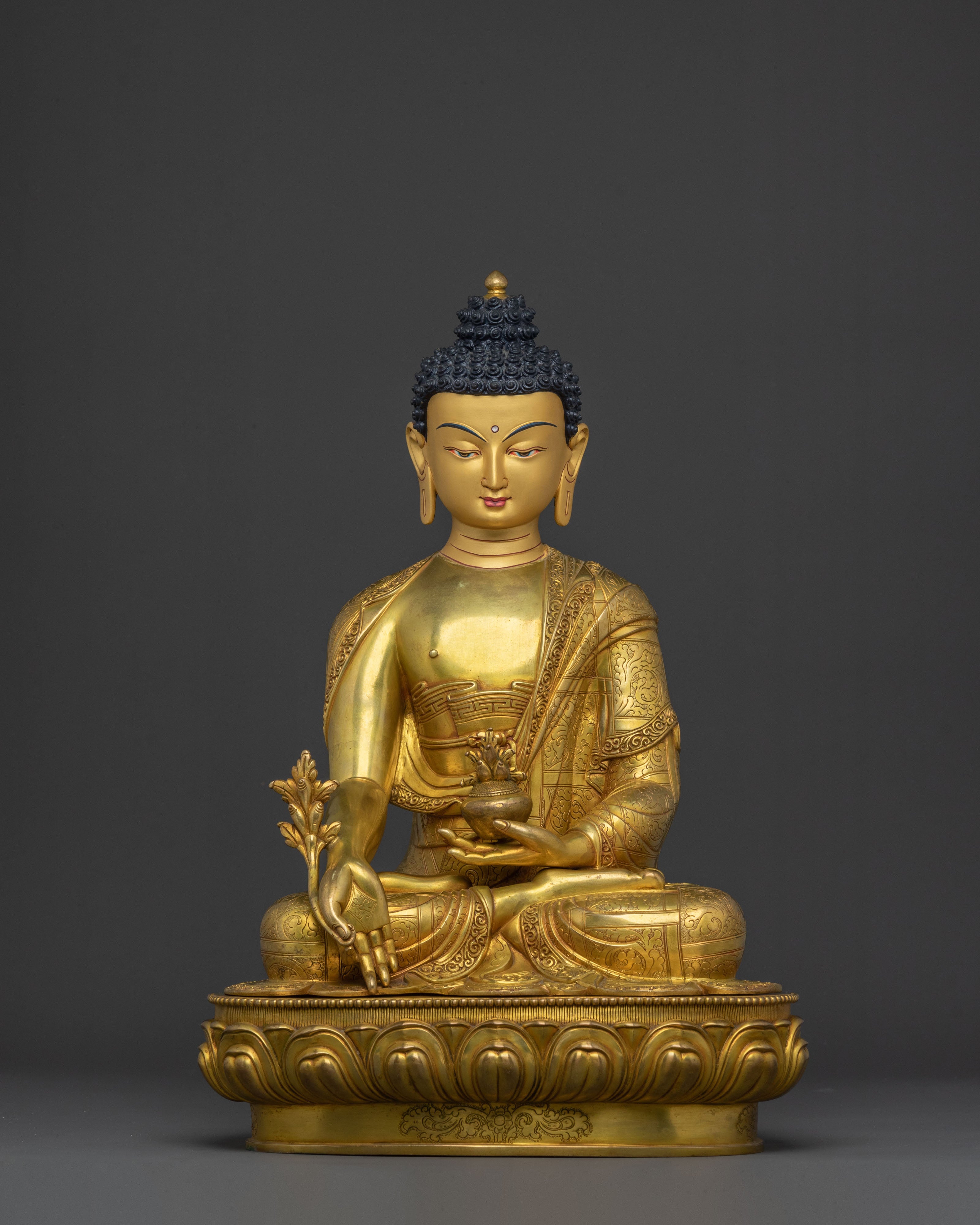 Medicine Buddha Figurine | Sacred Himalayan Craft