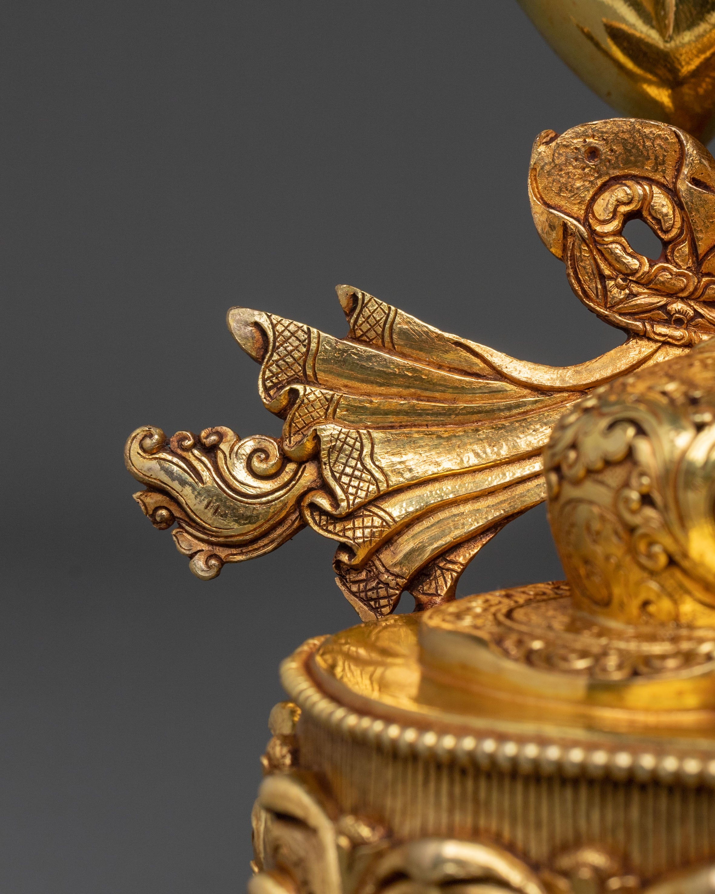 Four-Armed Chenrezig Copper Statue | Home Decor