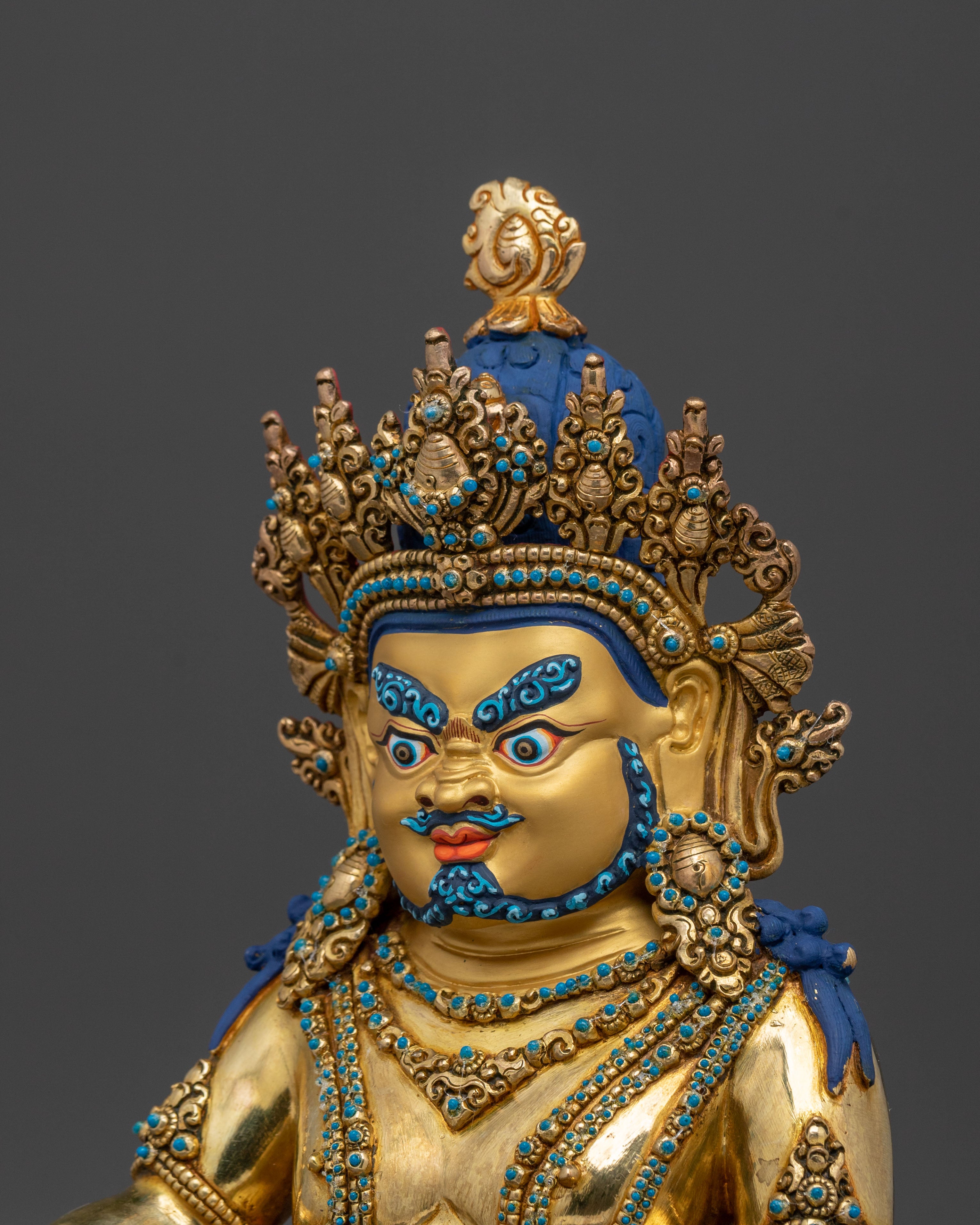 Dzambhala Deity of Abundance Statue | Symbol of Fortune and Generosity