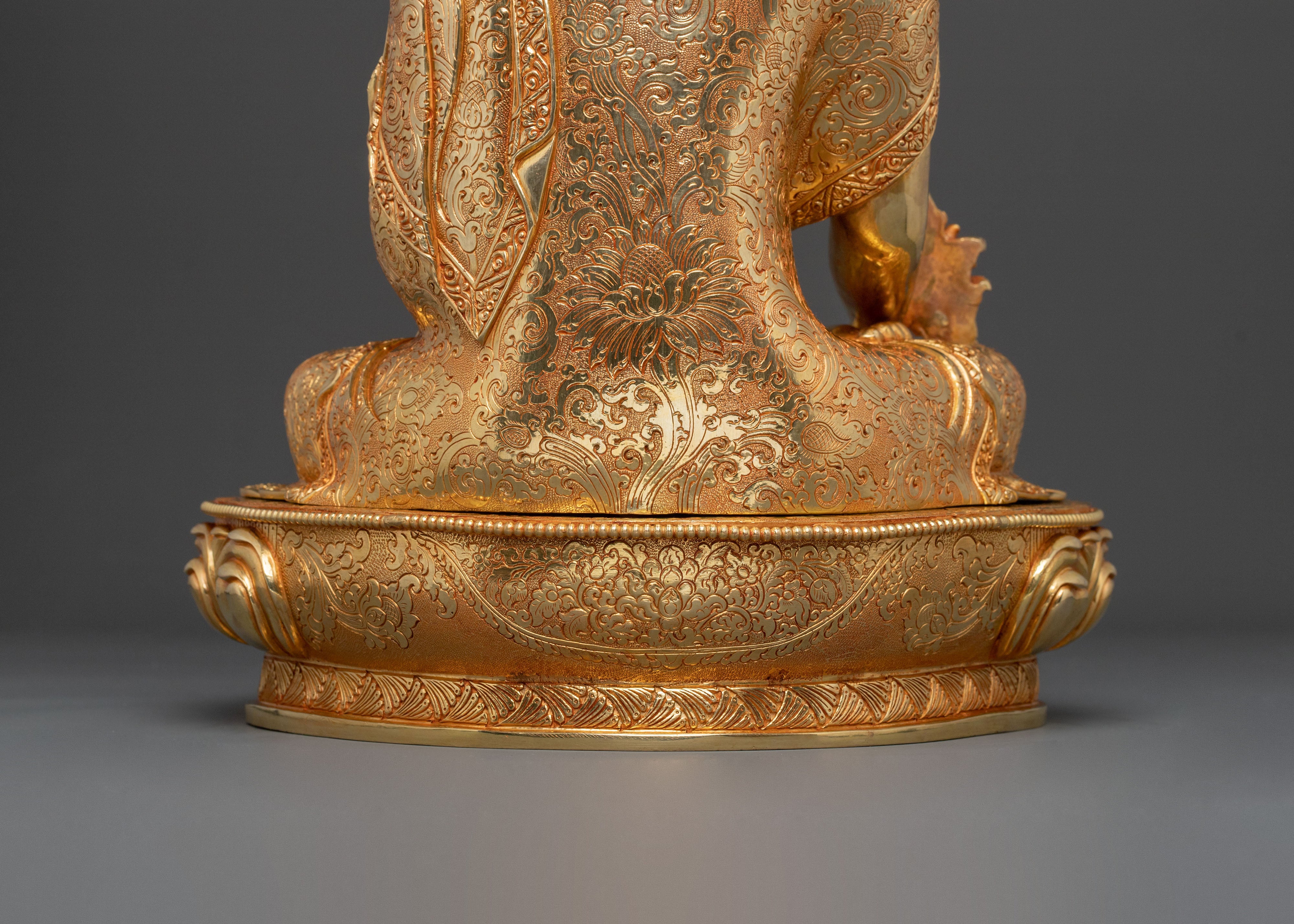 Medicine Buddha Sculpture for Home Shrine