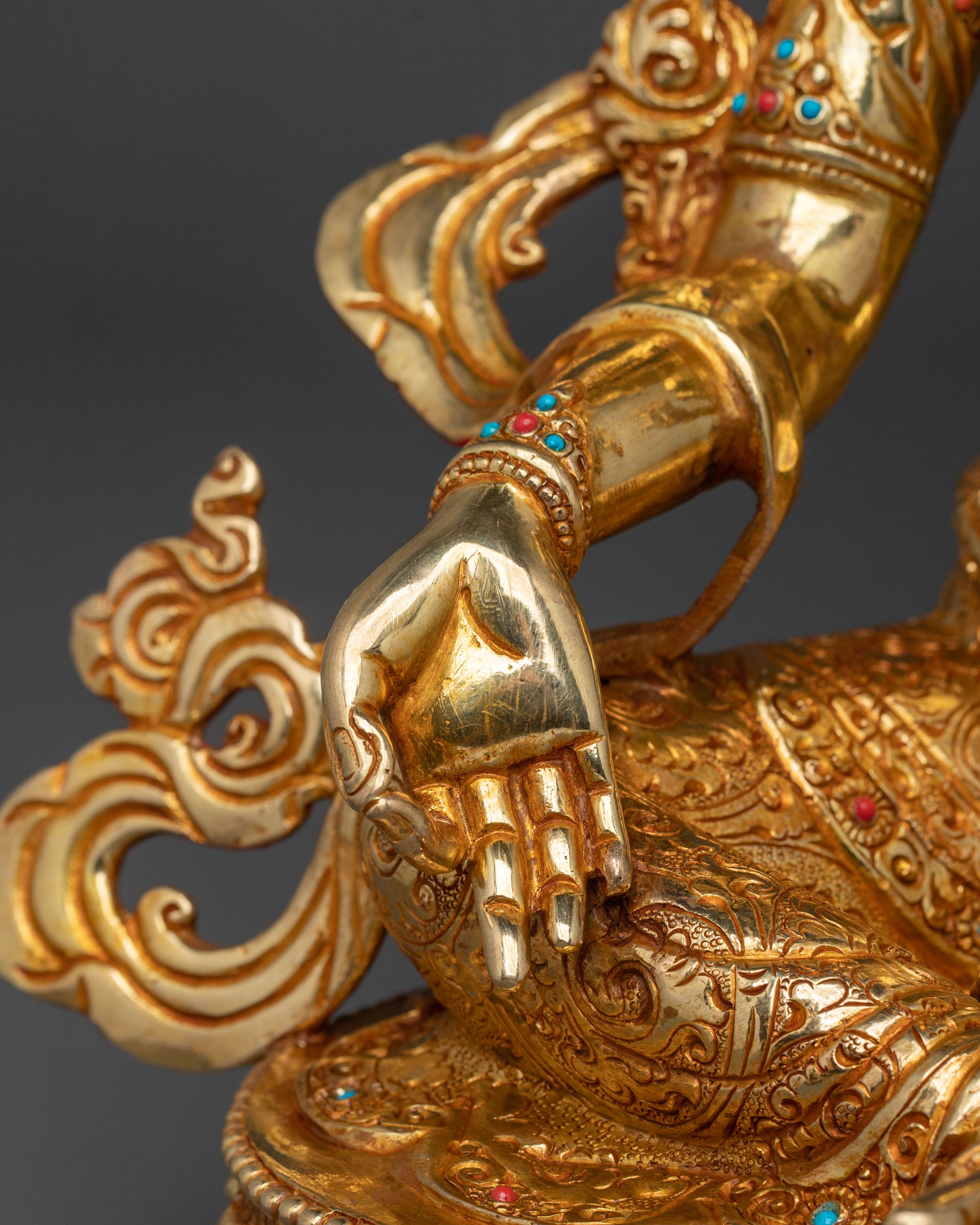 Green Tara Prayer Altar Statue | Goddess of Compassion