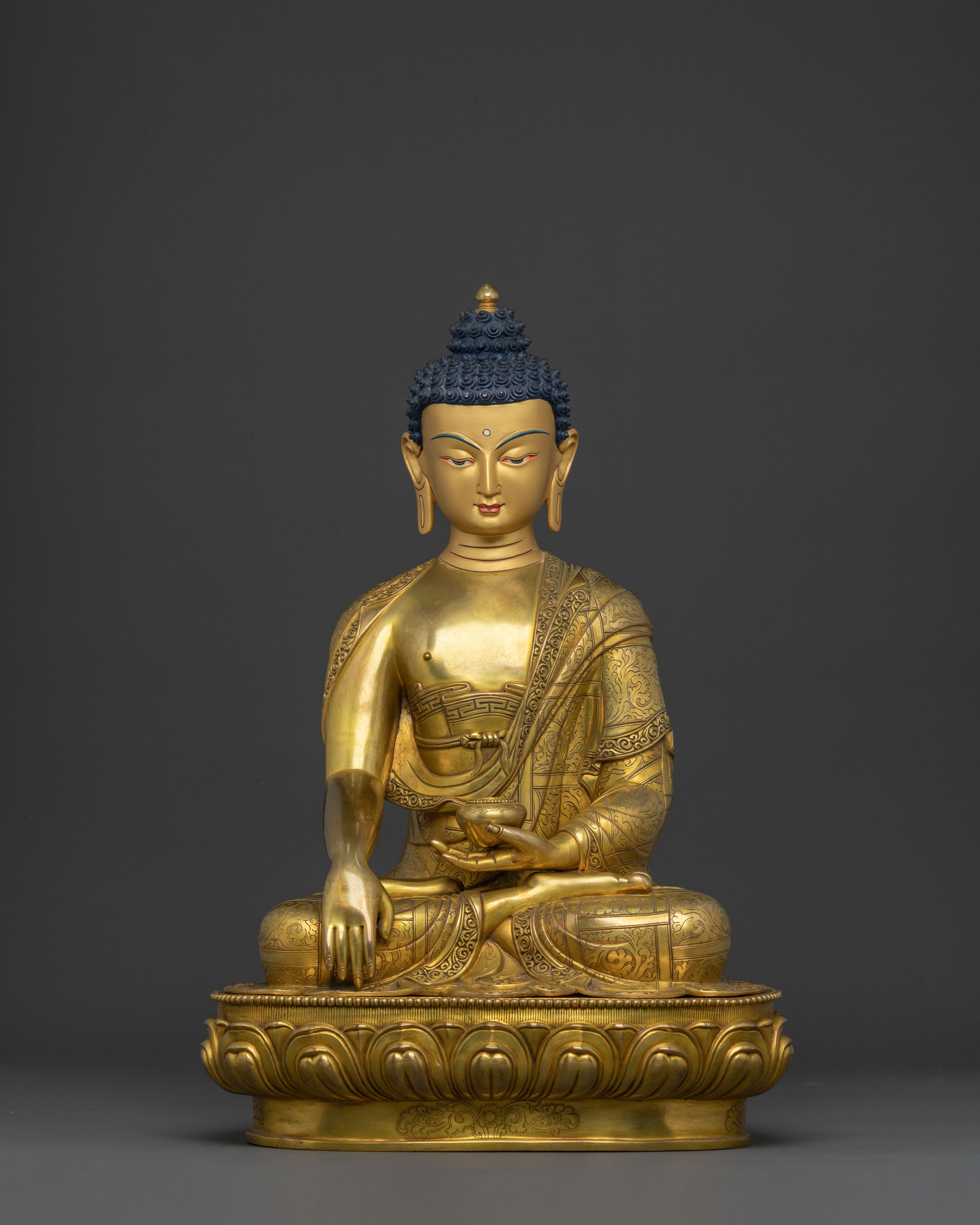 Shakyamuni Buddha Sacred Statue | Himalayan Figurine