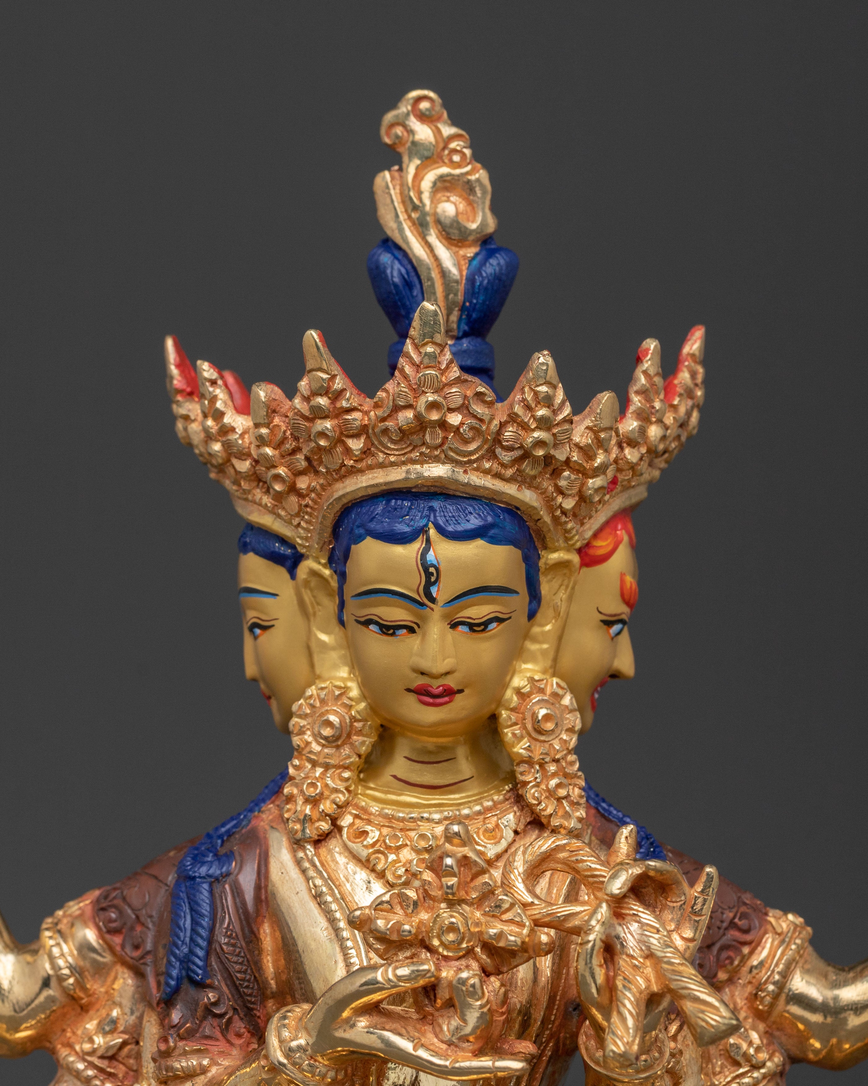 Handcrafted Ushnisha Vijaya Sacred Statue | Spiritual Protection