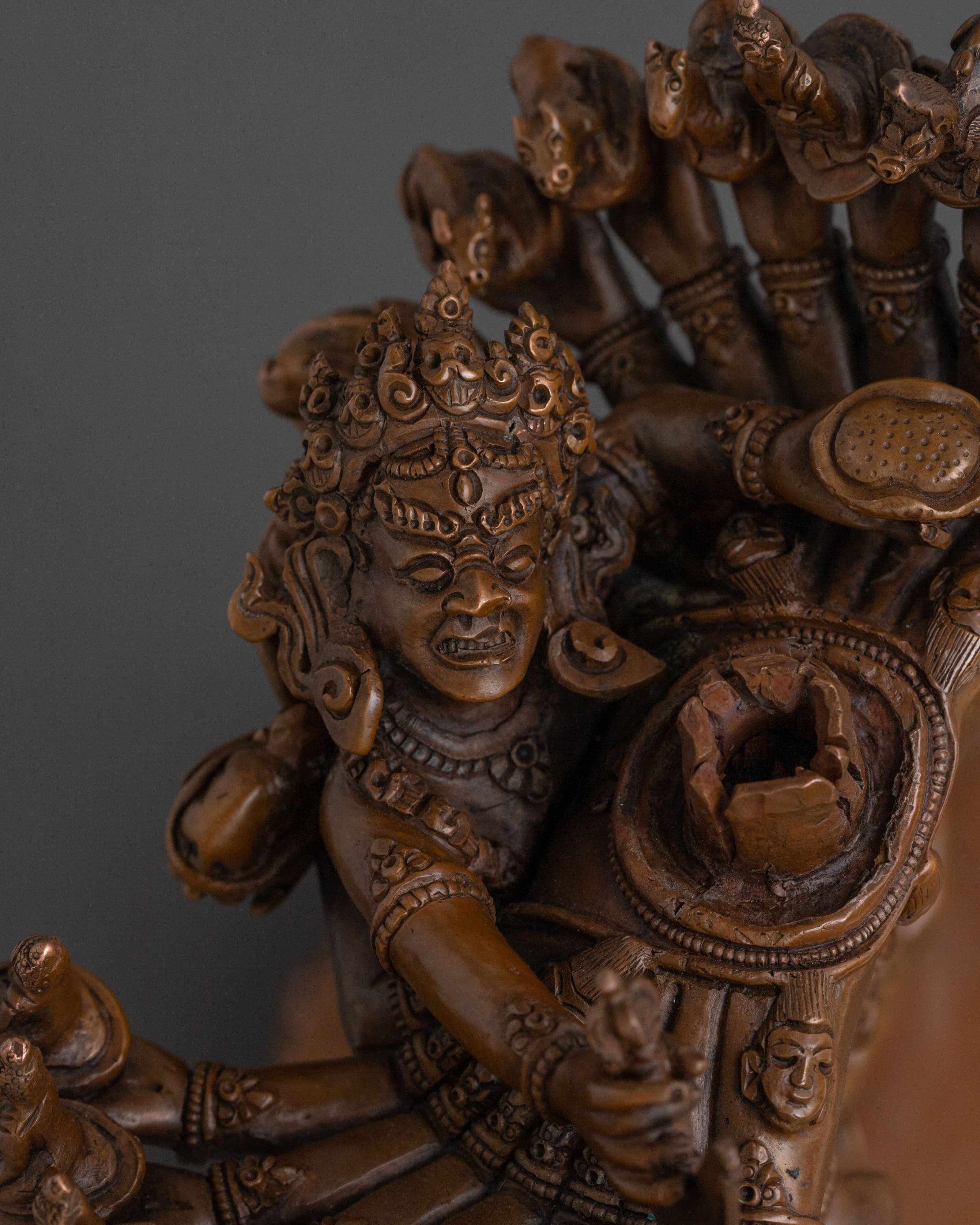 Hevajra Tantric Deity Statue | Fierce Protector of Vajrayana Wisdom