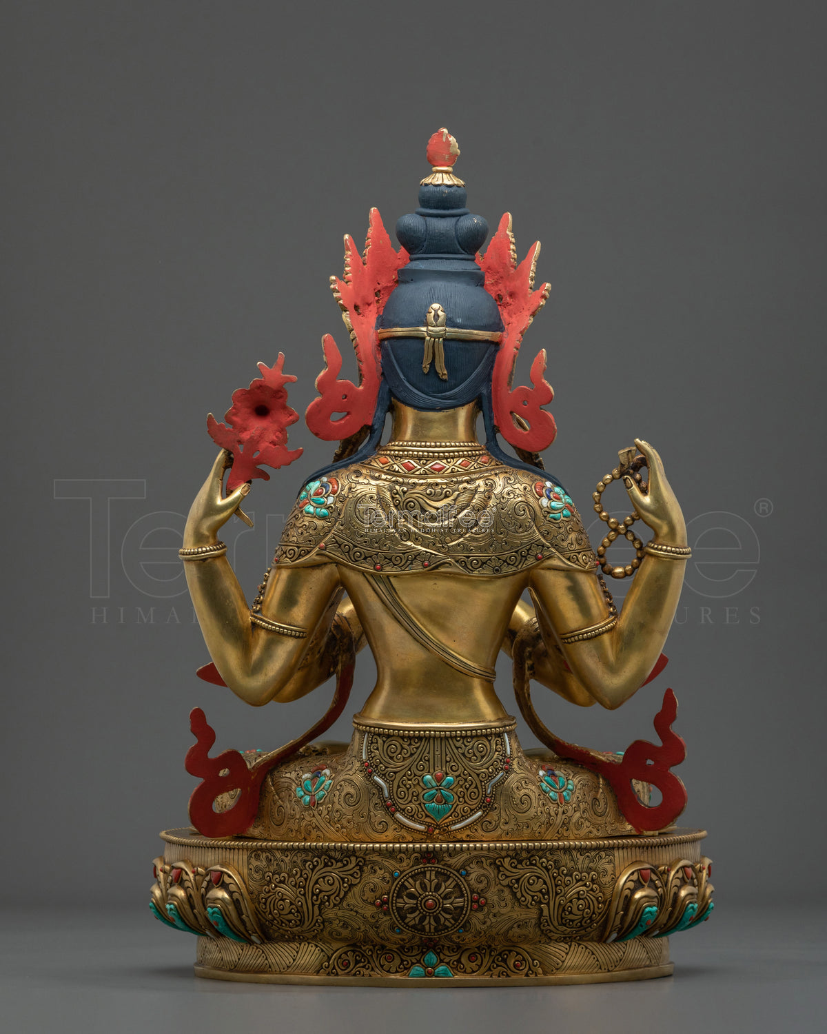henrezig Statue with 24K Gold Coating