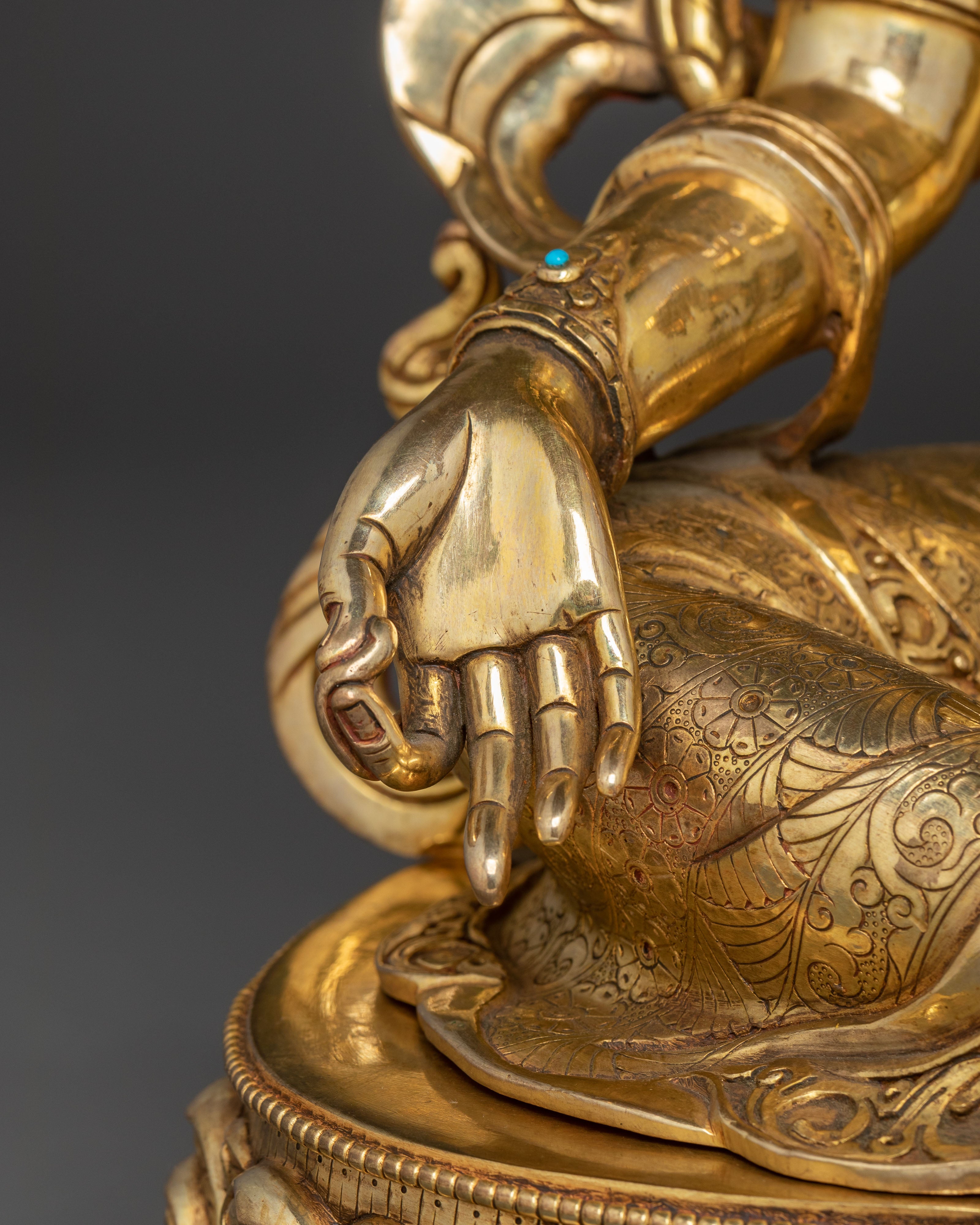 Green Tara Copper Art - Mother of Buddhas | Shyama Tara Statue