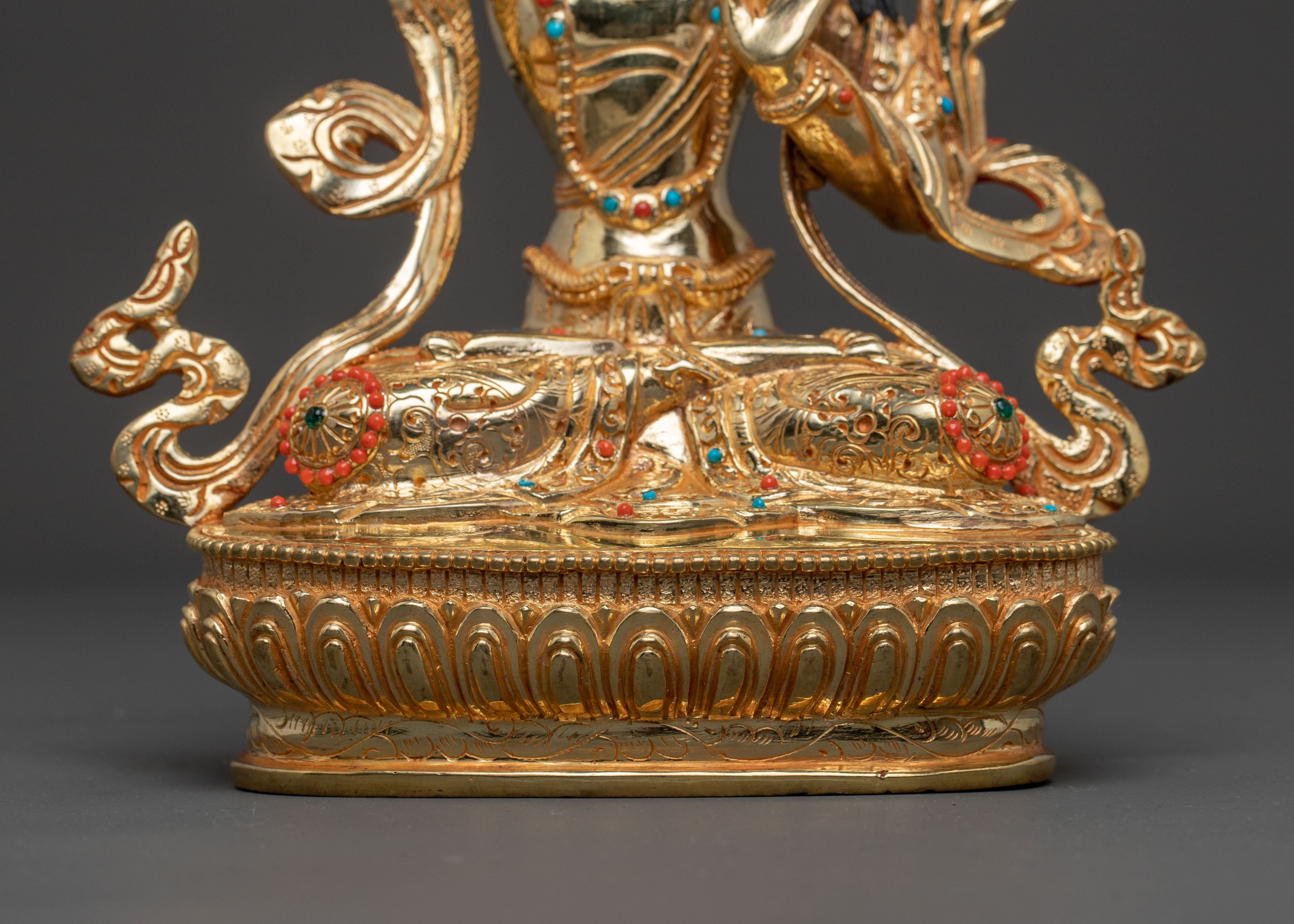 Traditional Manjushri Bodhisattva Statue | Home Decor