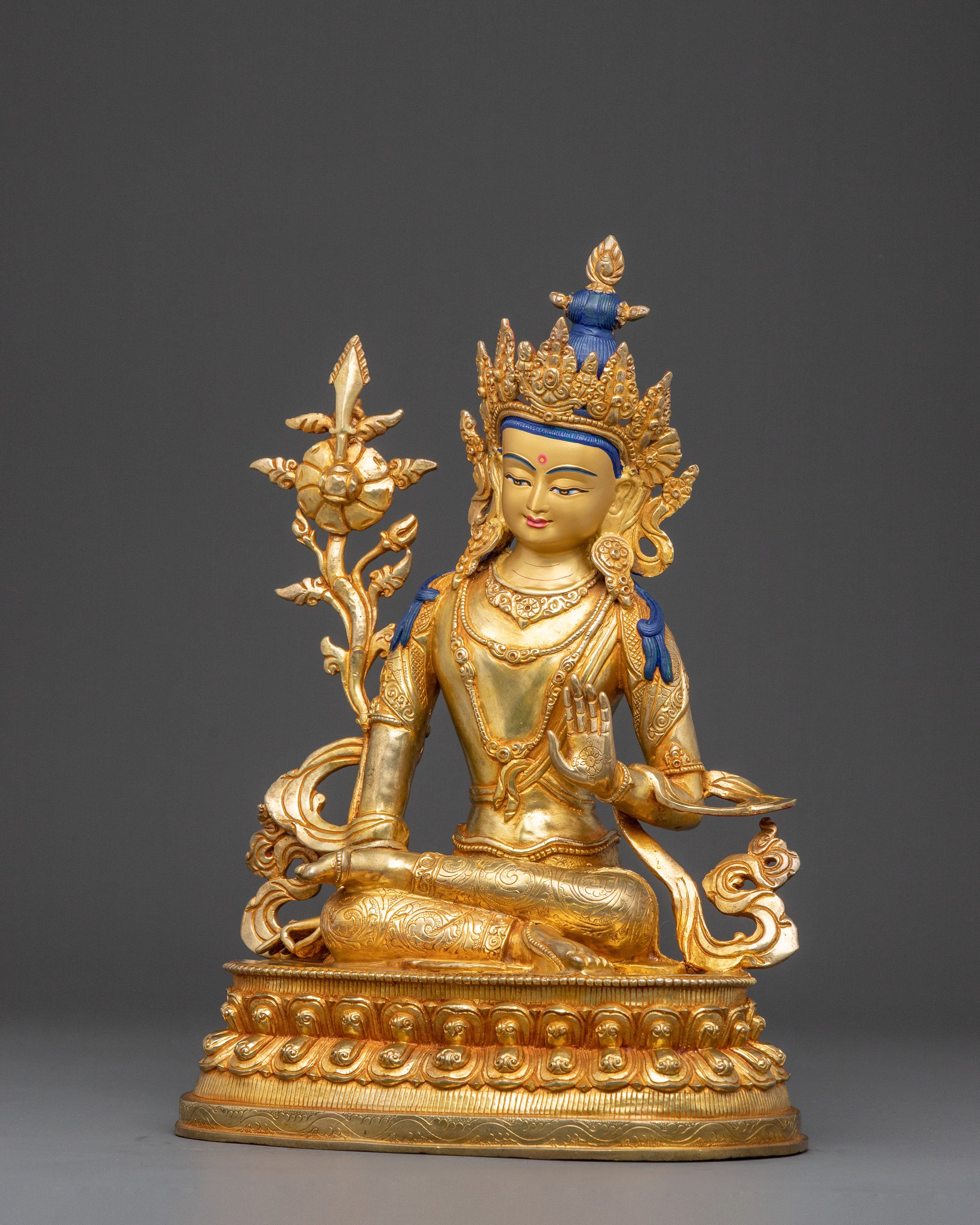 Golden Statue of Bodhisattva | The Compassionate One