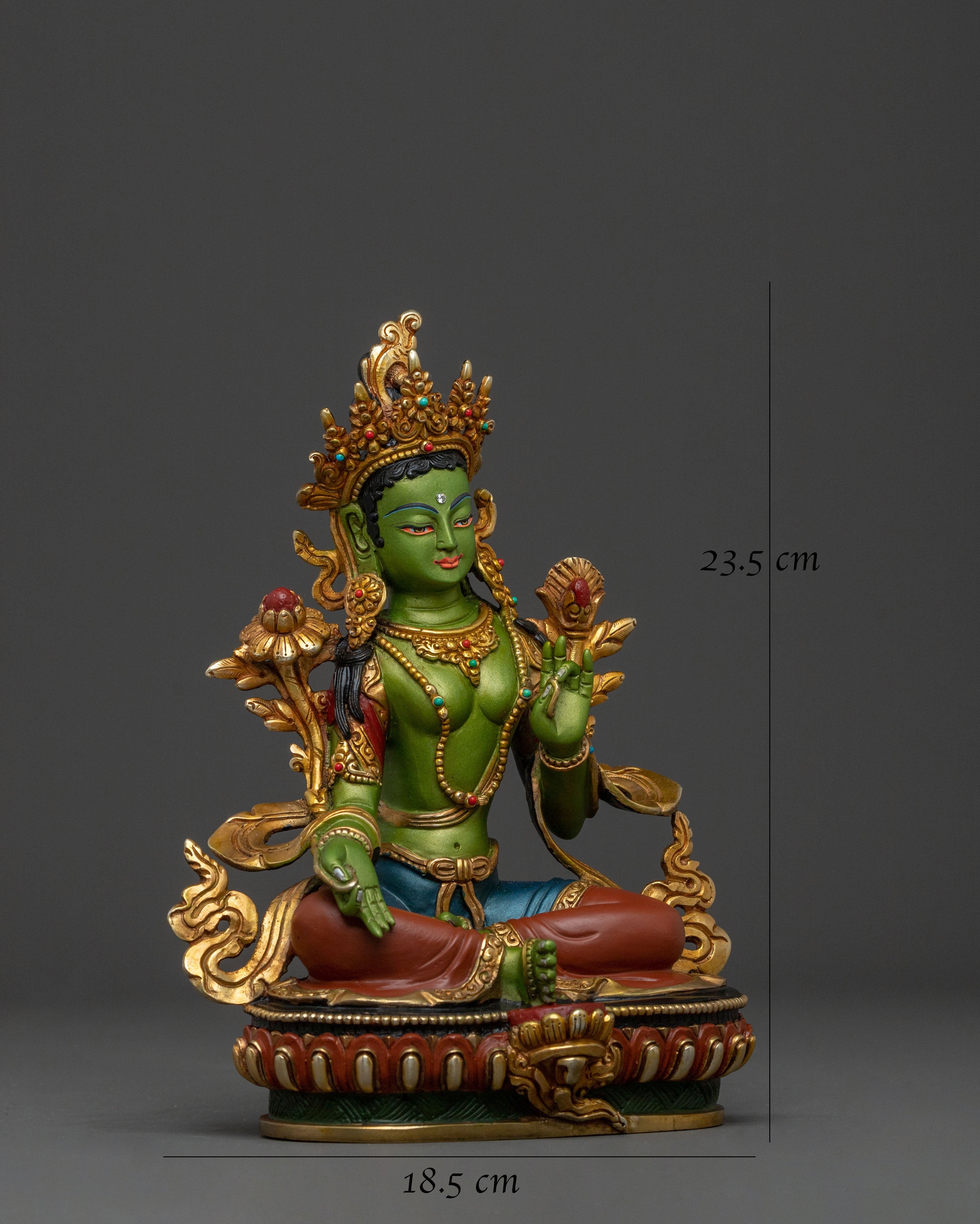 Green Tara's Blessing Statue | Sacred Decor