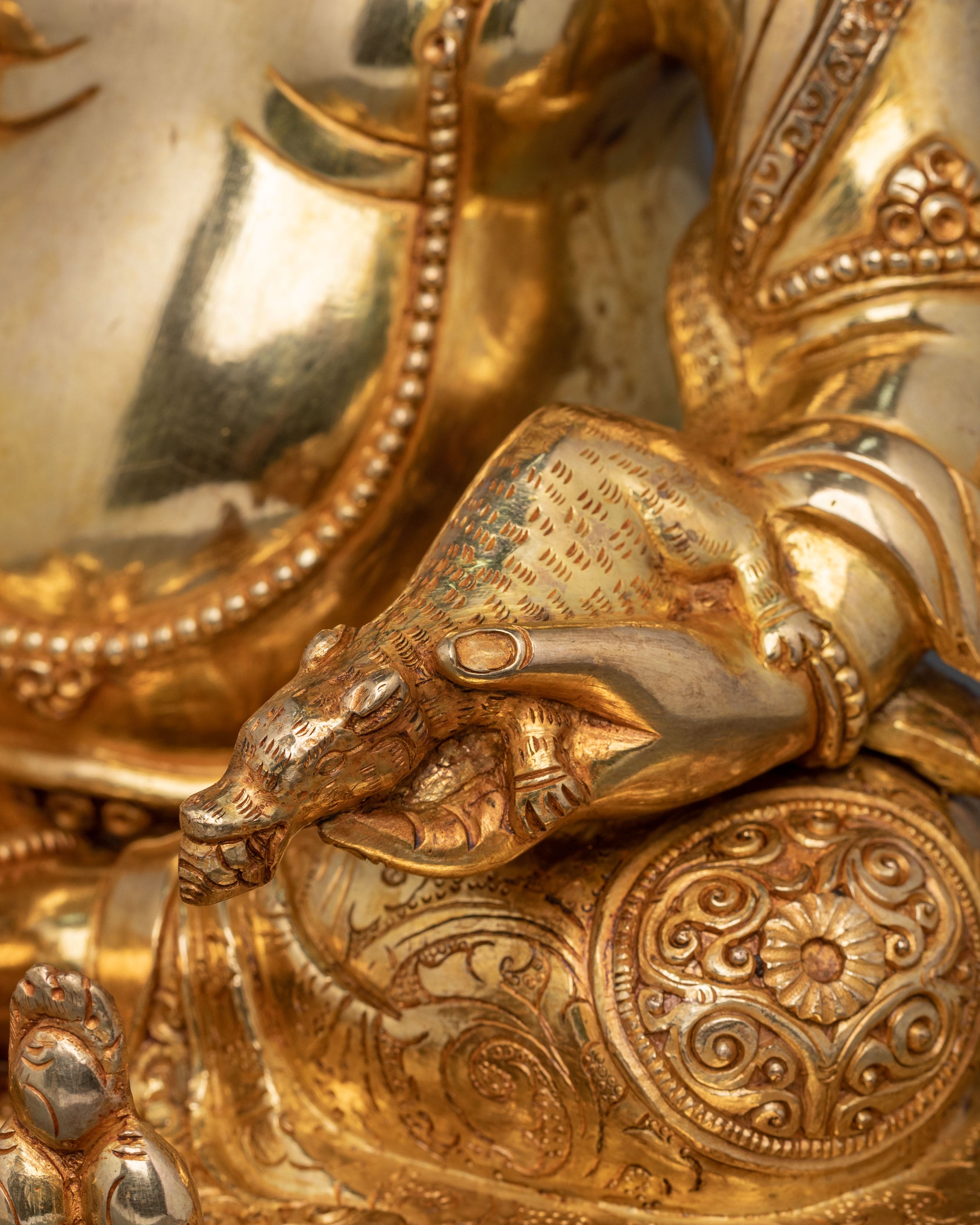 Dzambhala Statue: The Golden God of Wealth