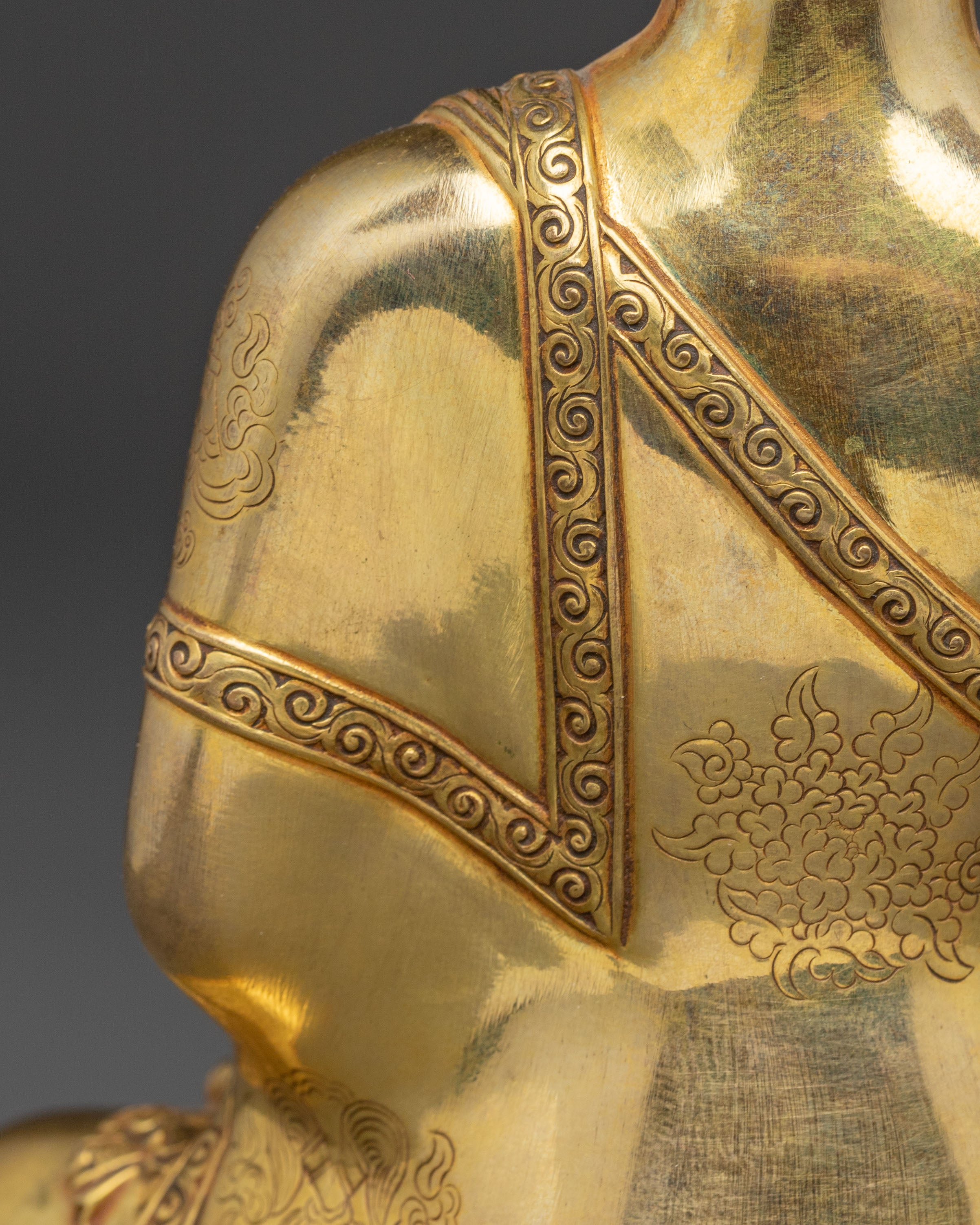 Radiant Statue of Healing Buddha | Medicine Buddha Artwork