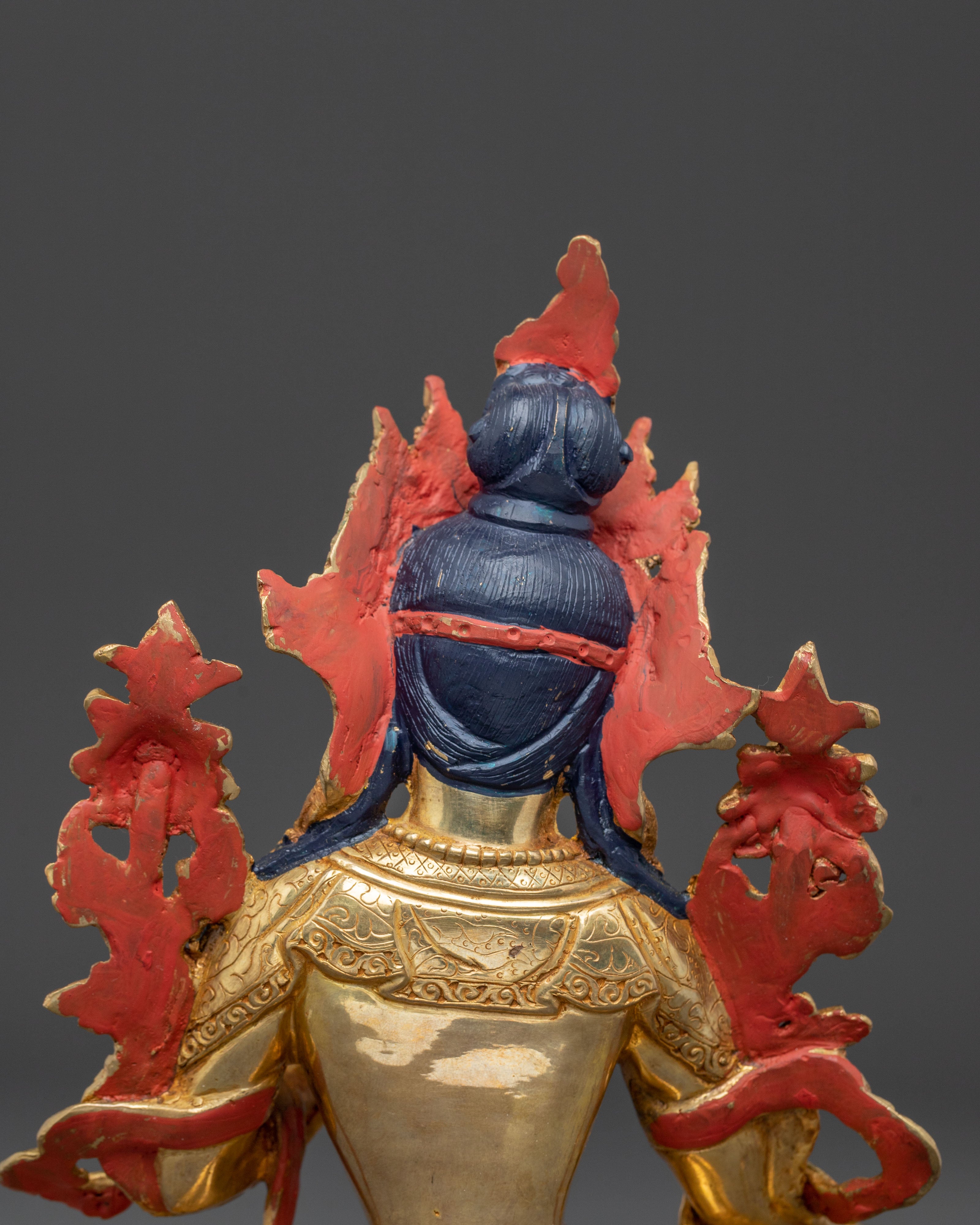 Mother Green Tara Copper Handmade Sculpture | Traditional Buddhist Art