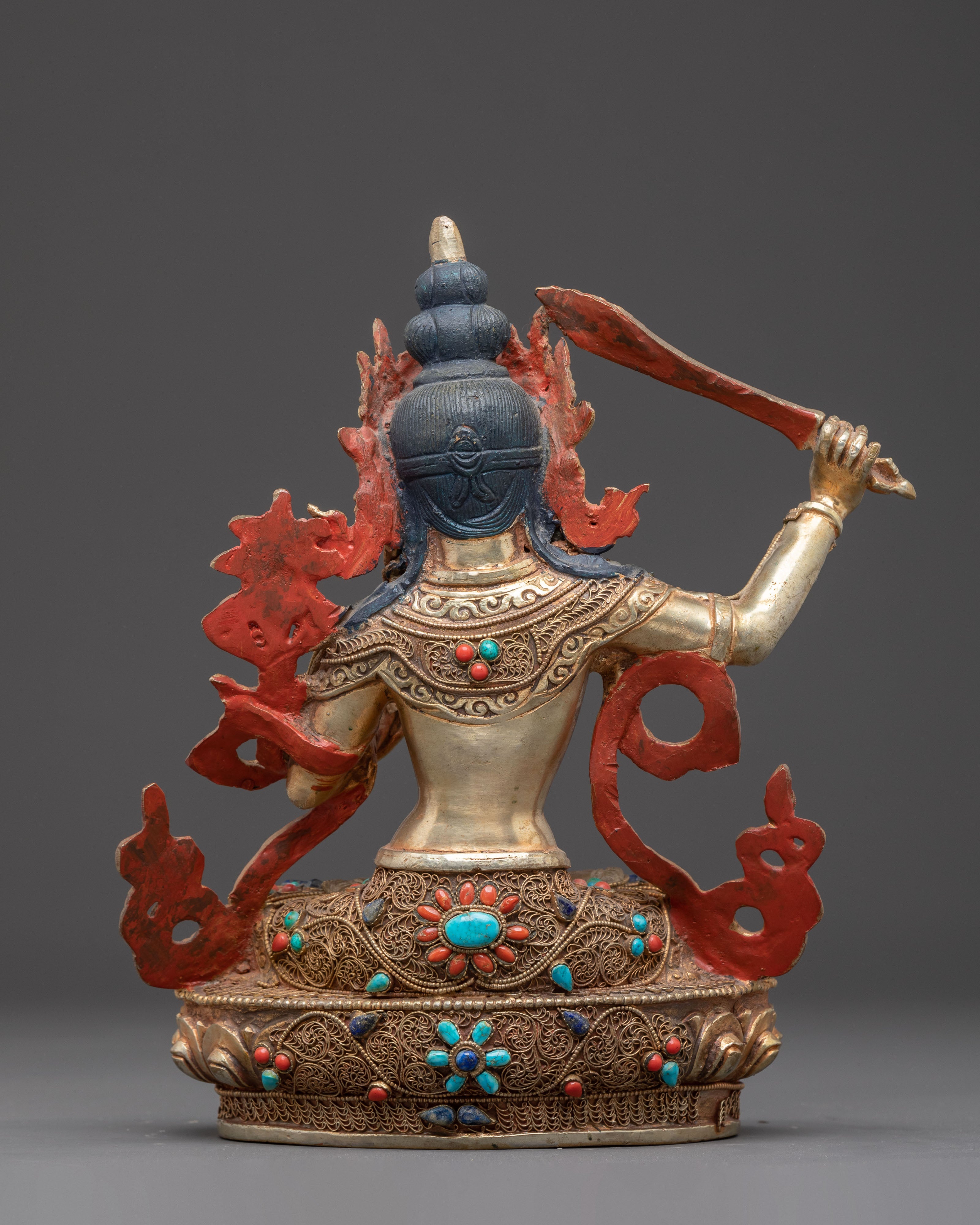 Manjushri Statue: Embodiment of Transcendent Wisdom