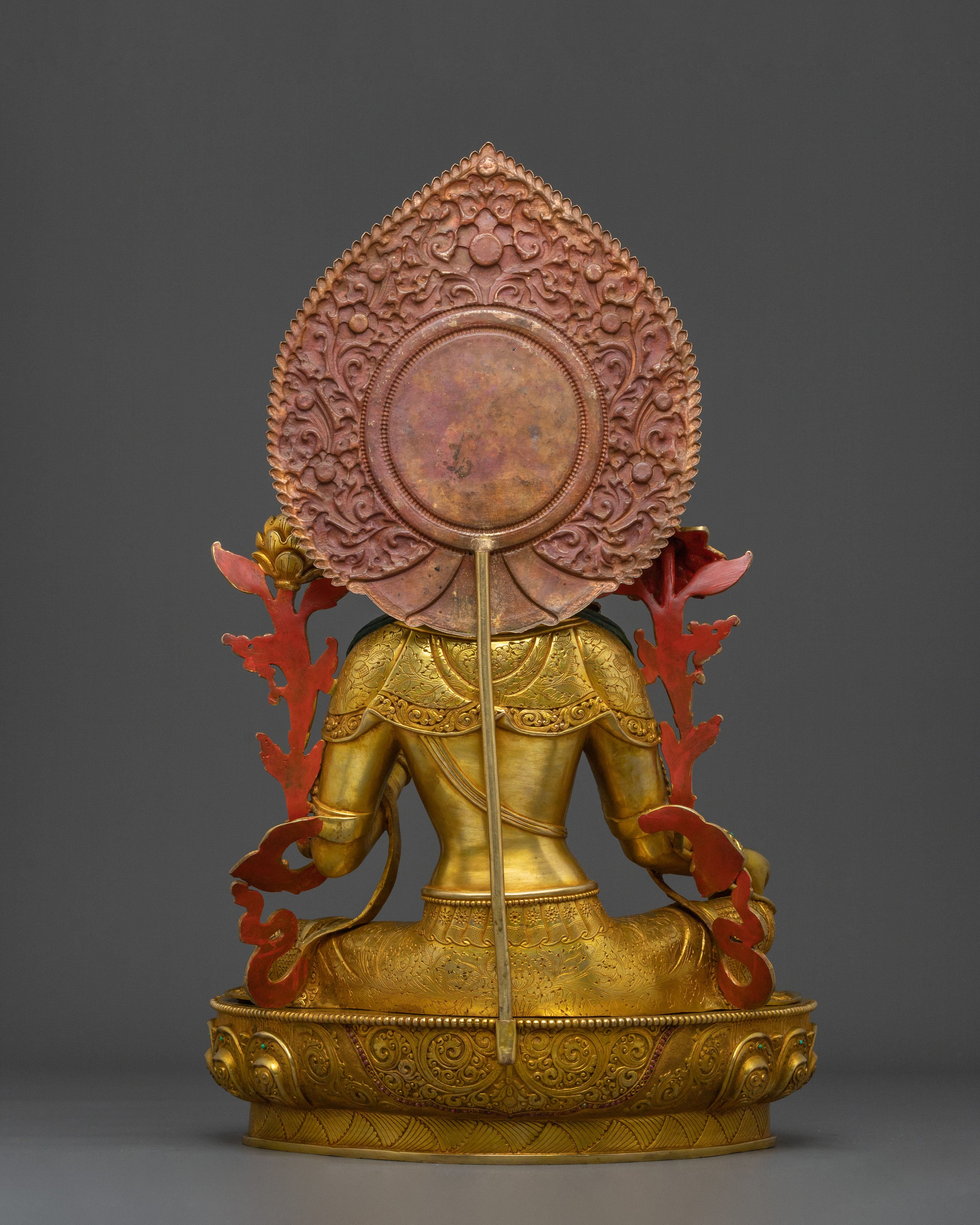 Guardian Green Tara Himalayan Statue | Sacred Meditation Altar Decor